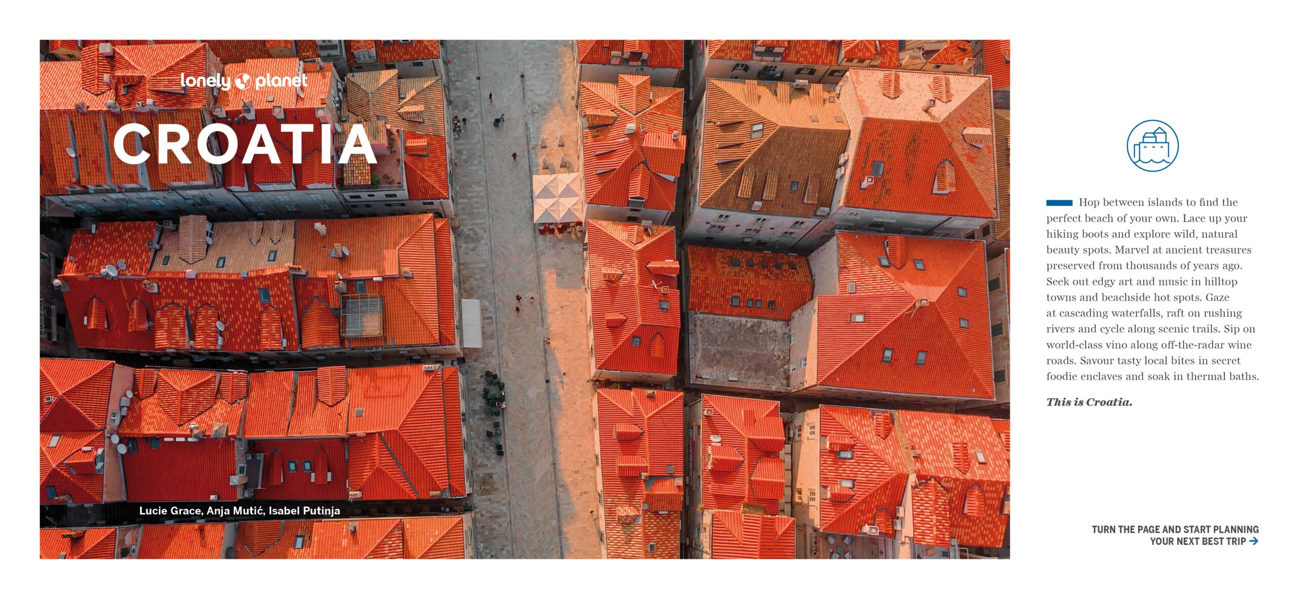 Experience Croatia – Lonely Planet (engelsk) – bla i boken
