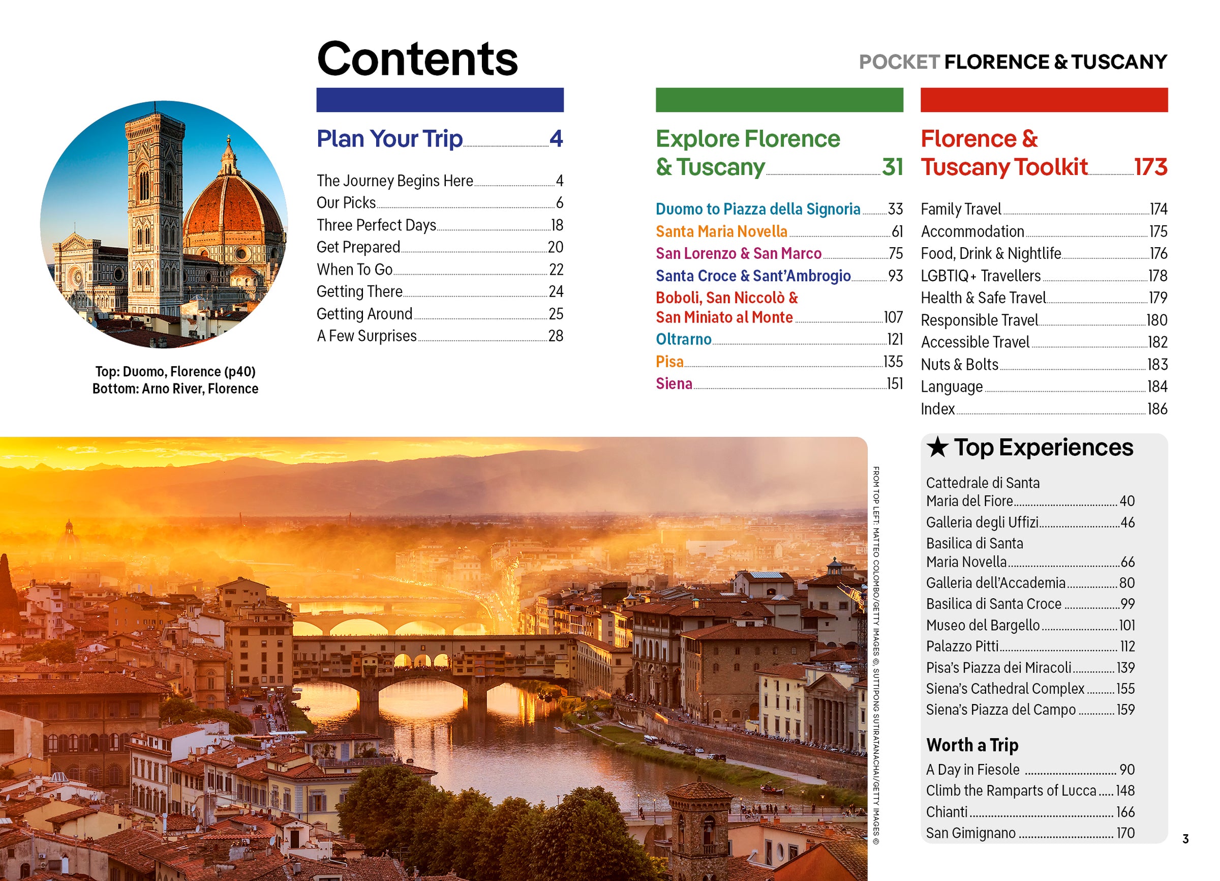 Pocket Florence & Tuscany – Lonely Planet (engelsk) – bla i boken