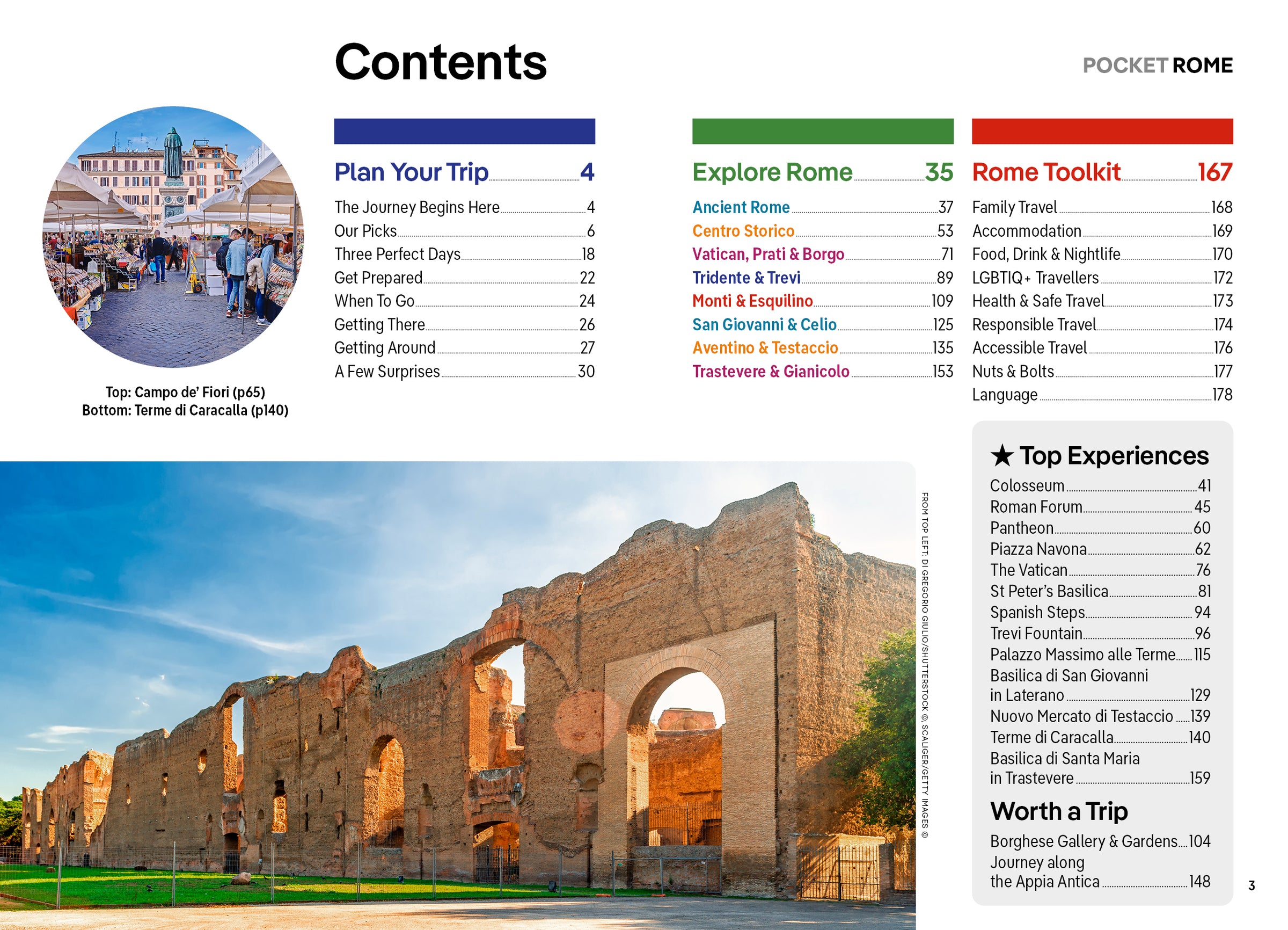 Pocket Rome – Lonely Planet (engelsk) – bla i boken