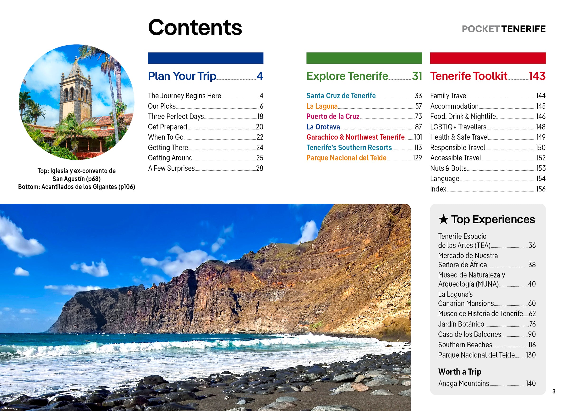Pocket Tenerife – Lonely Planet (engelsk) – bla i boken