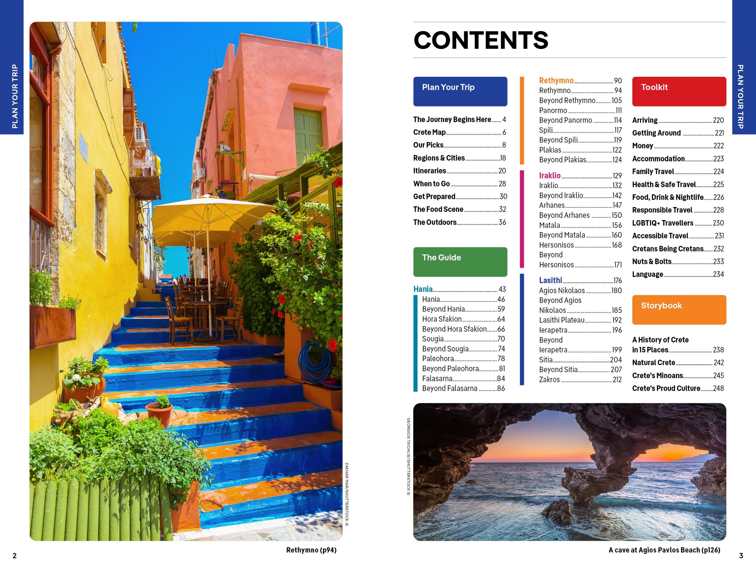 Crete – Lonely Planet (engelsk) – bla i boken