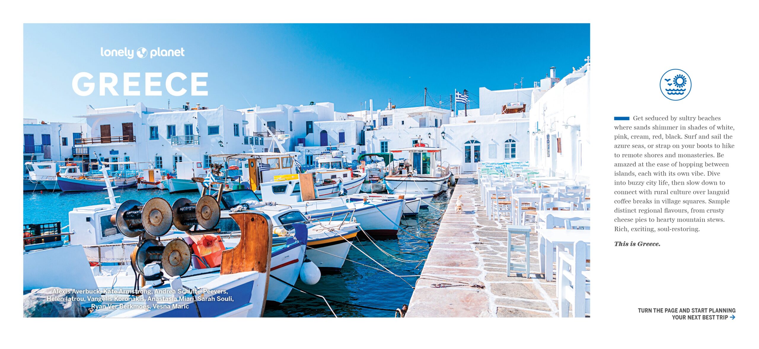 Experience Greece – Lonely Planet (engelsk) – bla i boken