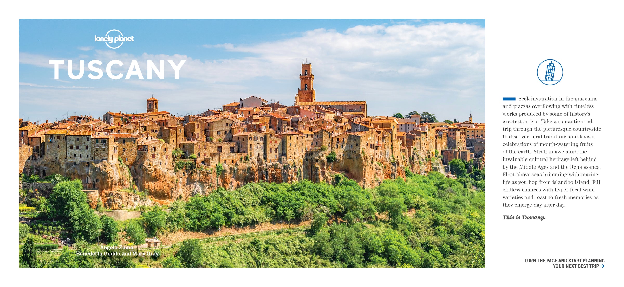 Experience Tuscany – Lonely Planet (engelsk) – bla i boken