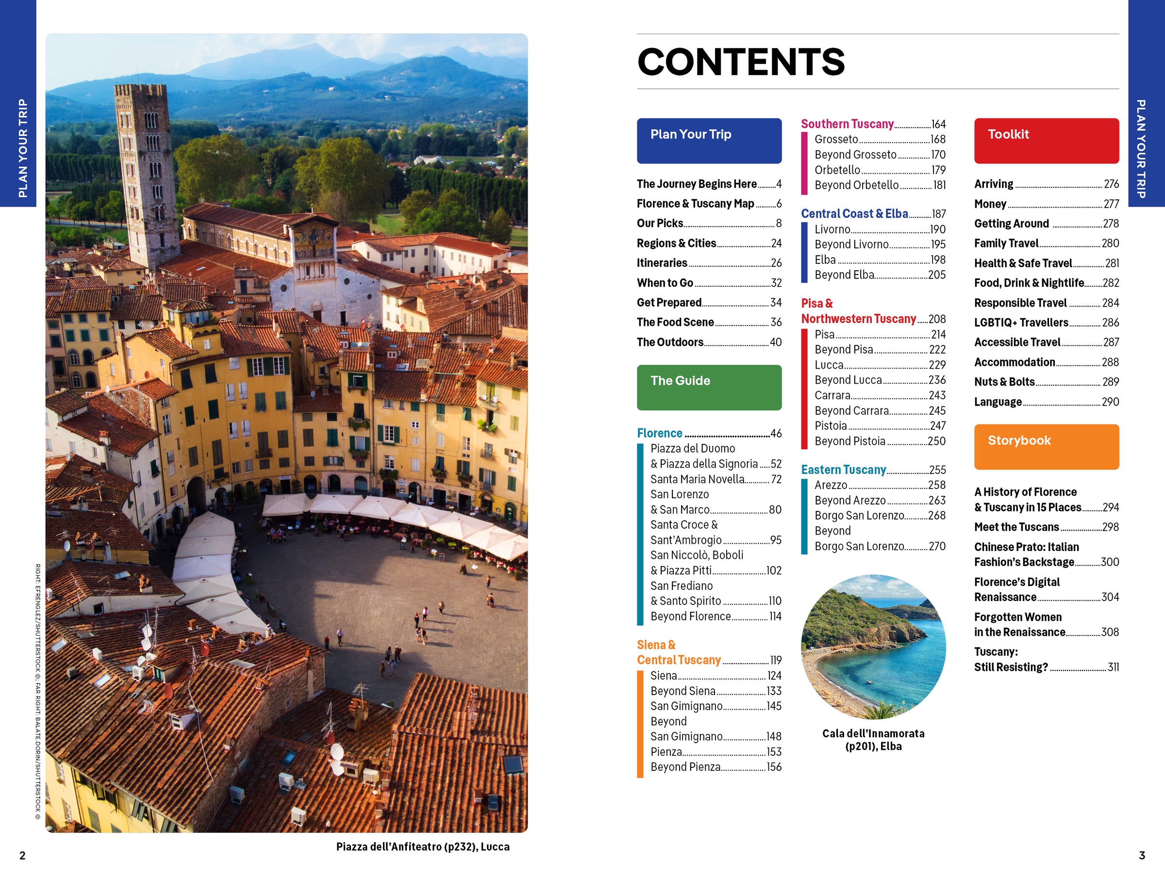 Florence & Tuscany – Lonely Planet (engelsk) – bla i boken
