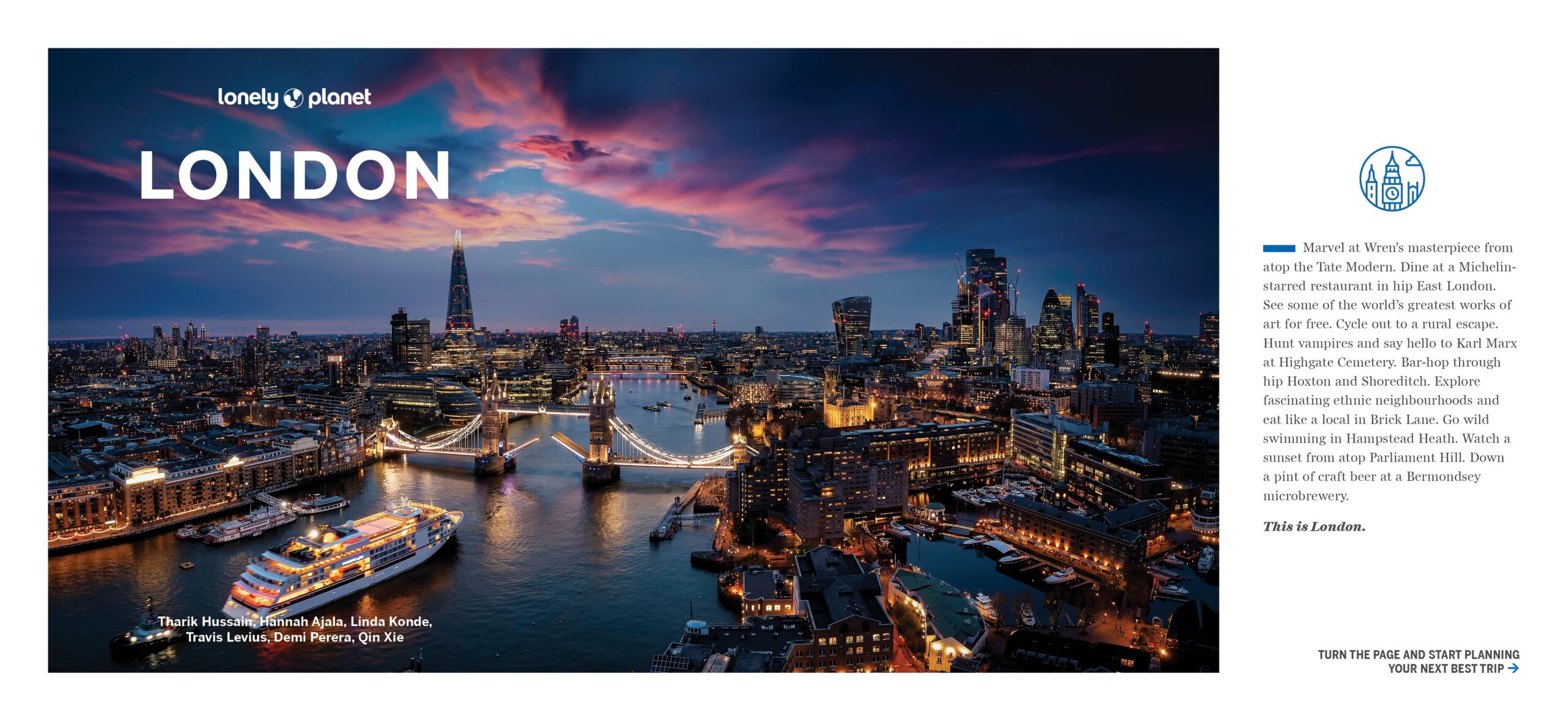 Experience London – Lonely Planet (engelsk) – bla i boken