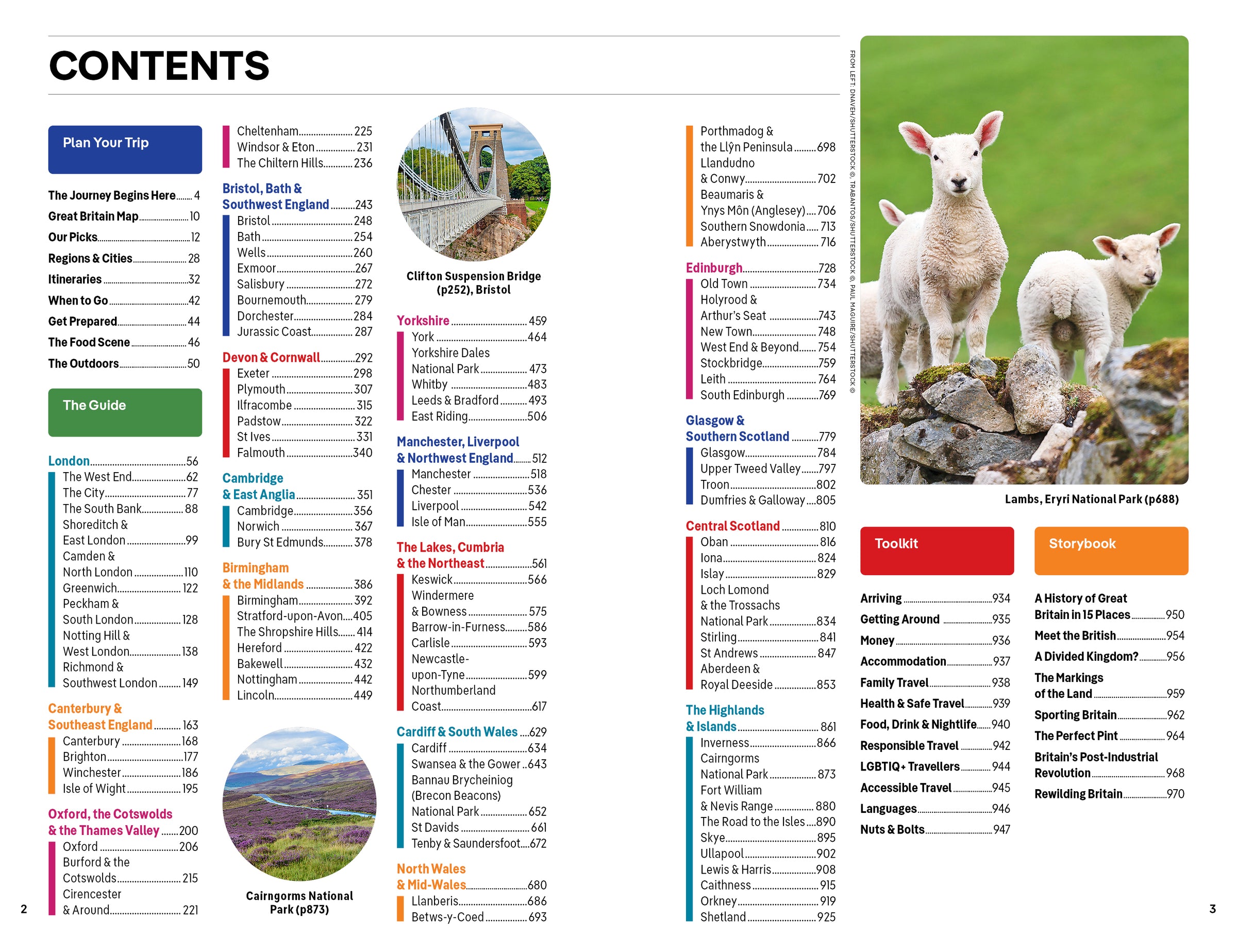 Great Britain – Lonely Planet (engelsk) – bla i boken