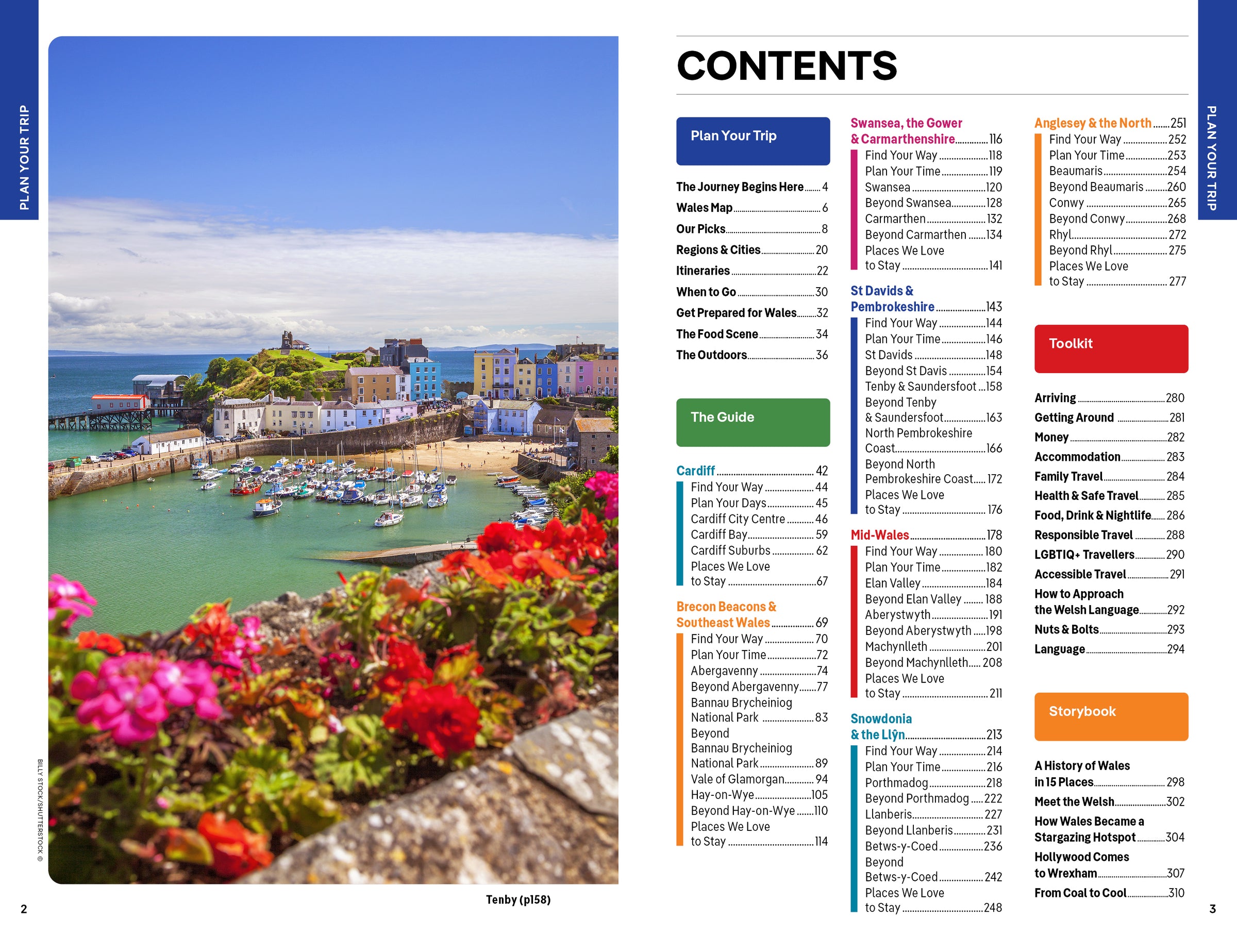 Wales – Lonely Planet (engelsk) – bla i boken