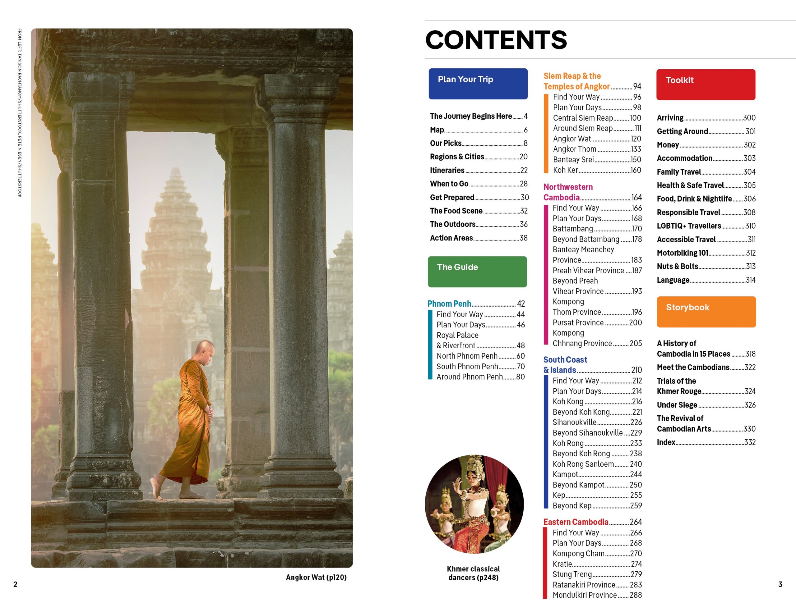 Cambodia – Lonely Planet (engelsk) – bla i boken