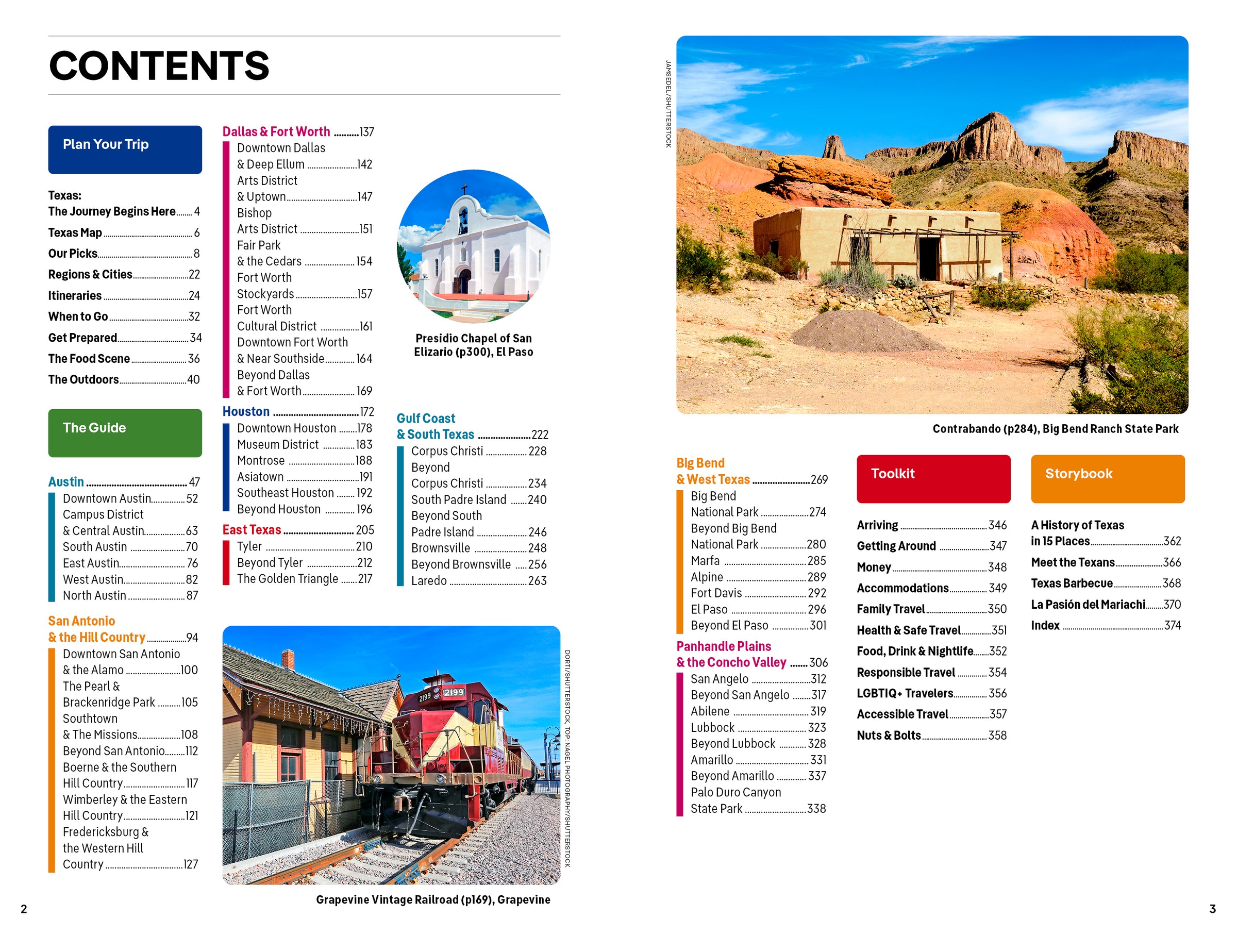 Texas – Lonely Planet (engelsk) – bla i boken