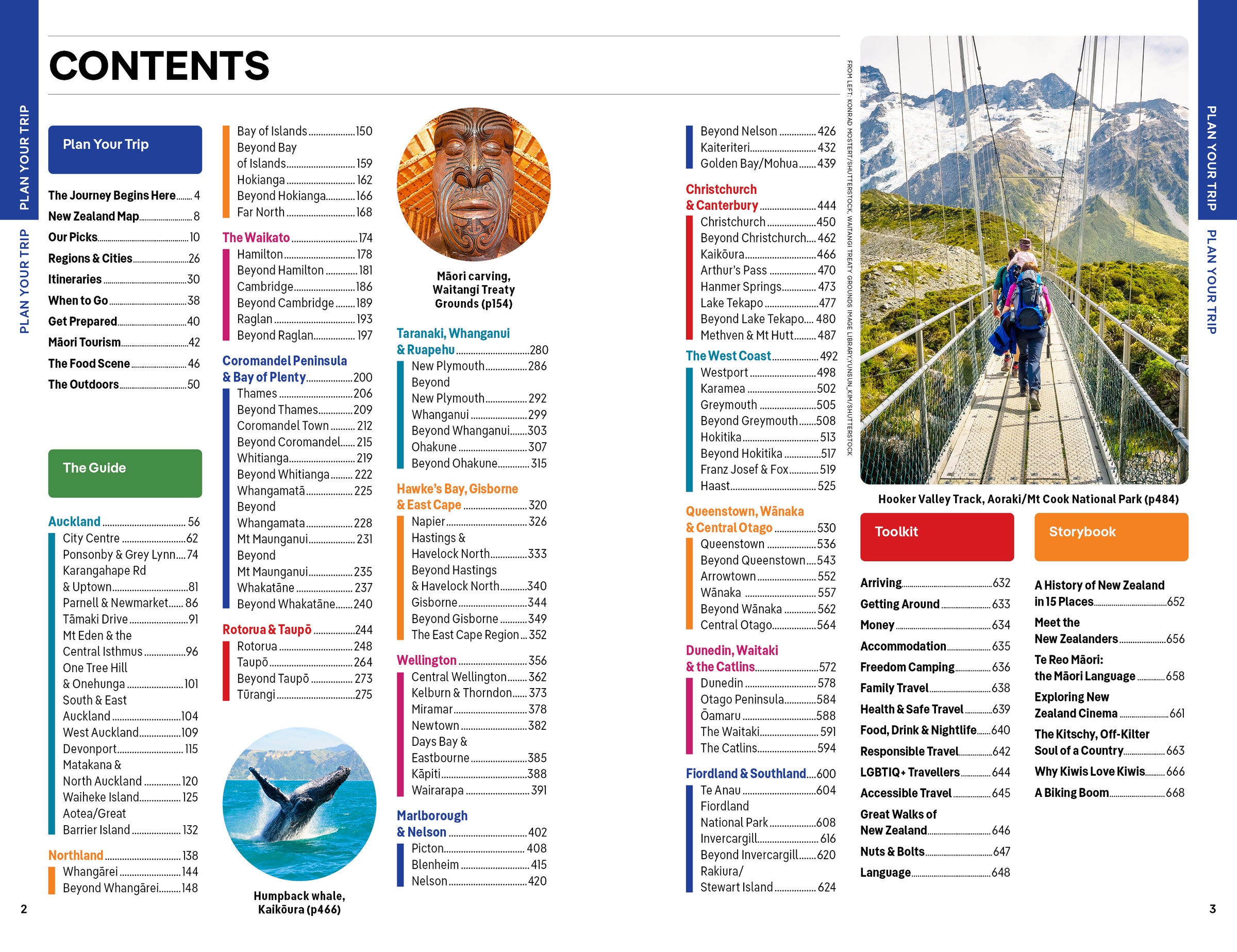 New Zealand – Lonely Planet (engelsk) – bla i boken