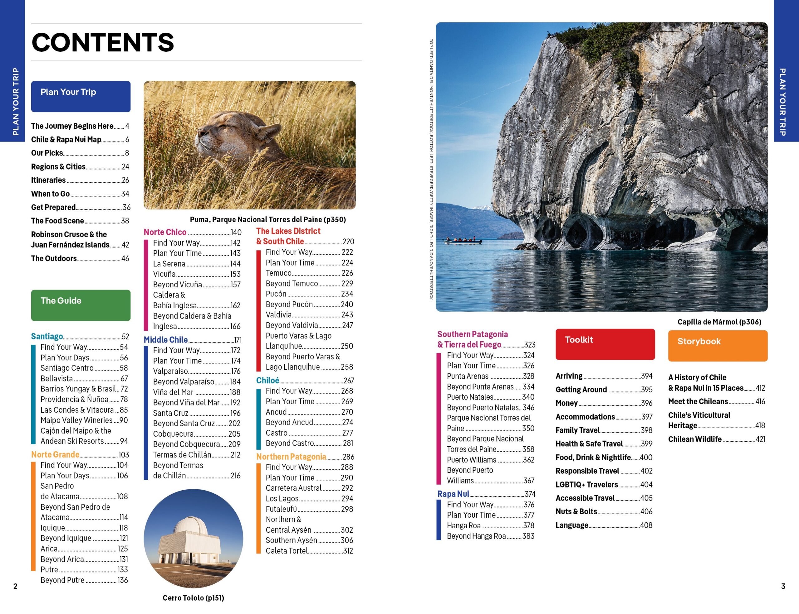 Chile & Rapa Nui (Easter Island) – Lonely Planet (engelsk) – bla i boken