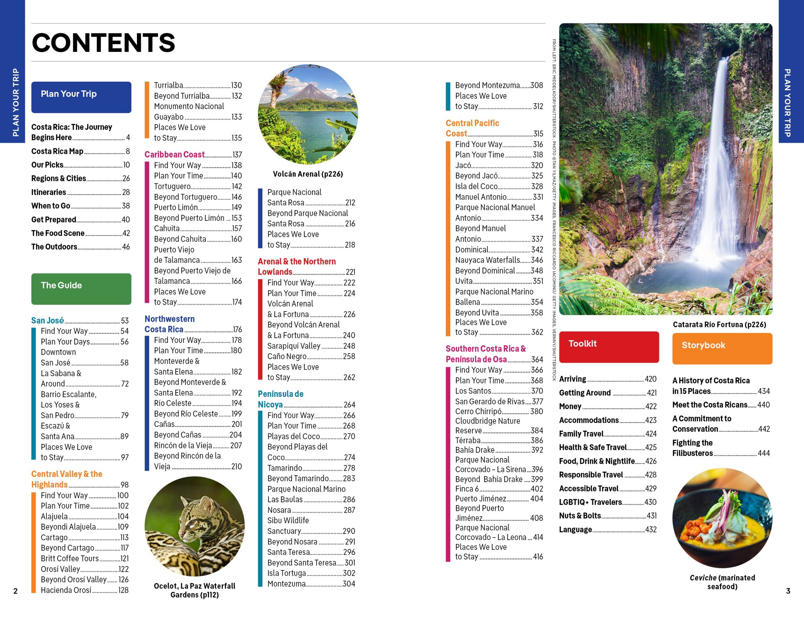 Costa Rica – Lonely Planet (engelsk) – bla i boken