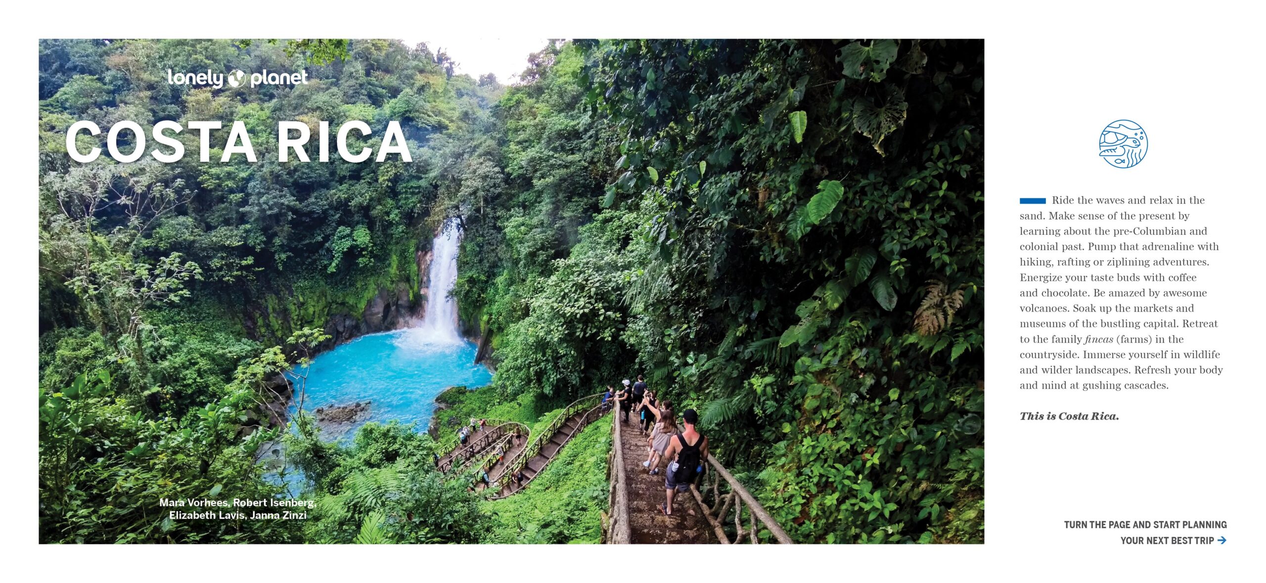 Experience Costa Rica – Lonely Planet (engelsk) – bla i boken