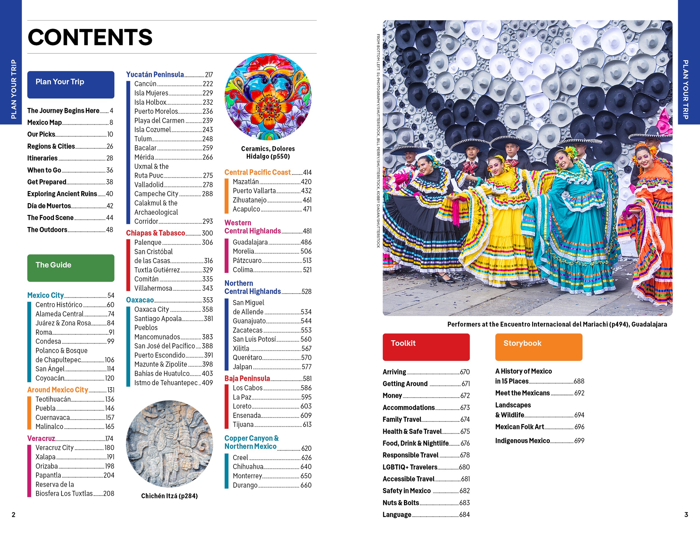 Mexico – Lonely Planet (engelsk) – bla i boken