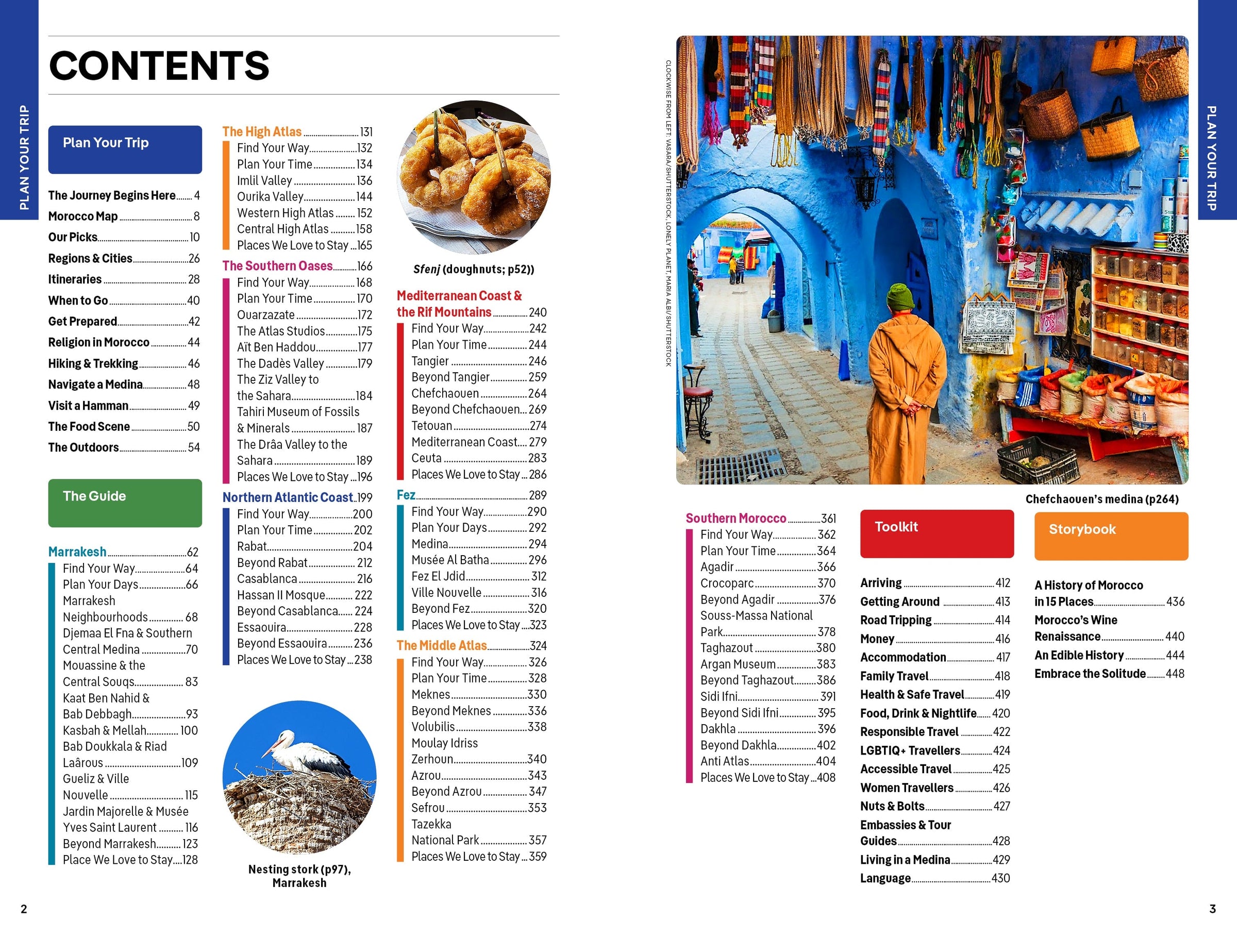 Morocco – Lonely Planet (engelsk) – bla i boken