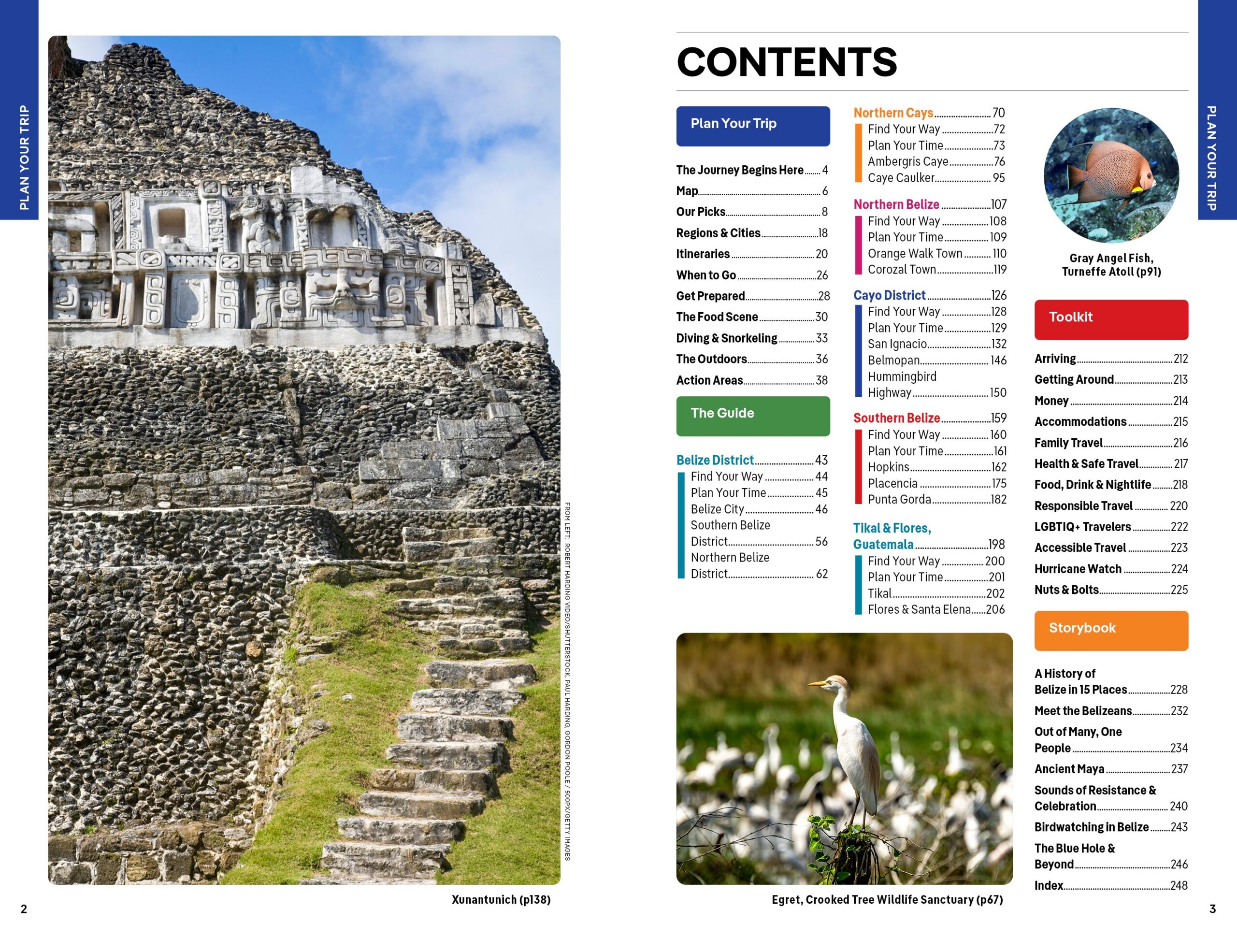 Belize – Lonely Planet (engelsk) – bla i boken