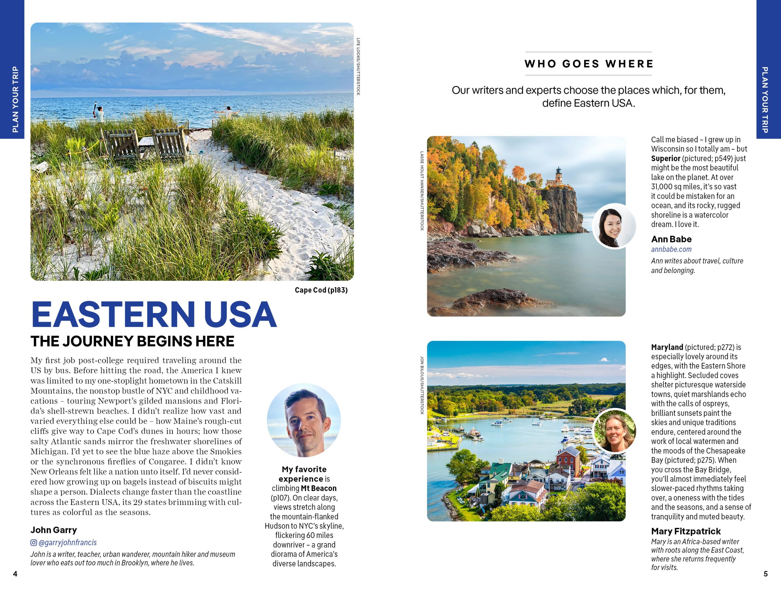 Eastern USA – Lonely Planet (engelsk) – bla i boken
