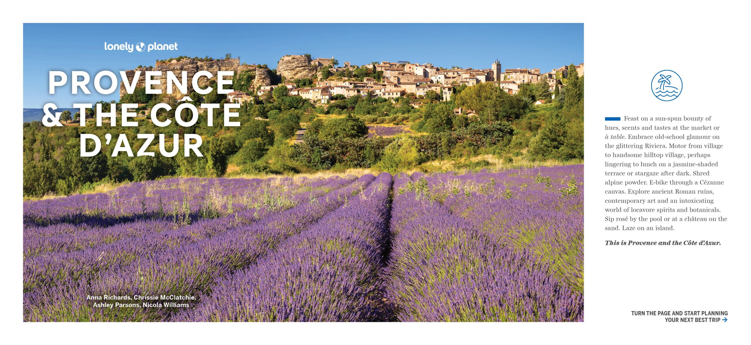Experience Provence & the Cote d'Azur – Lonely Planet (engelsk) – bla i boken