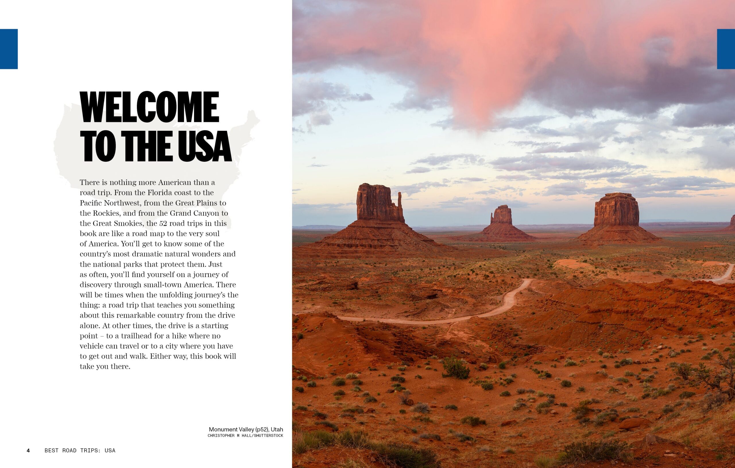 Best Road Trips USA – Lonely Planet (engelsk) – bla i boken