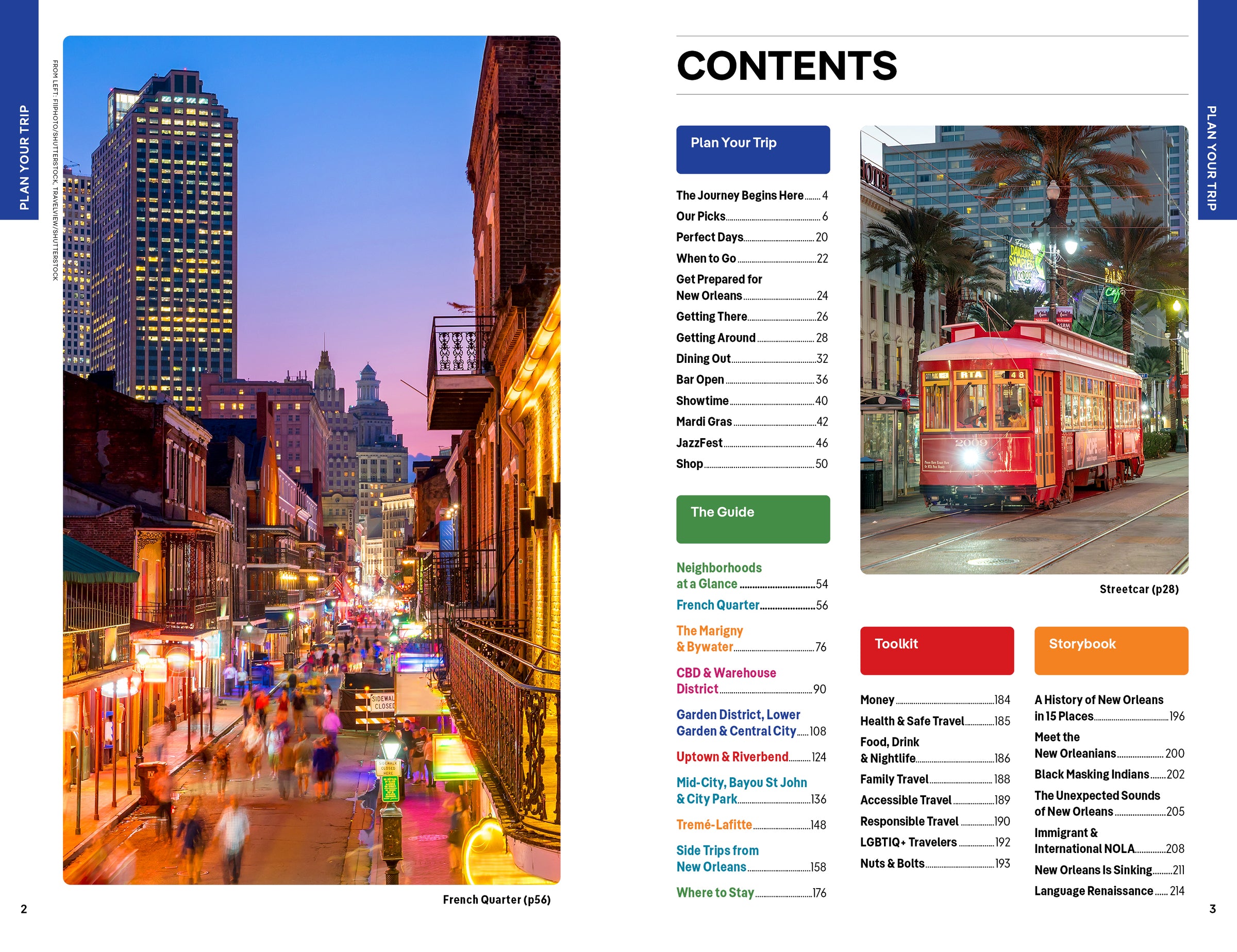 New Orleans – Lonely Planet (engelsk) – bla i boken