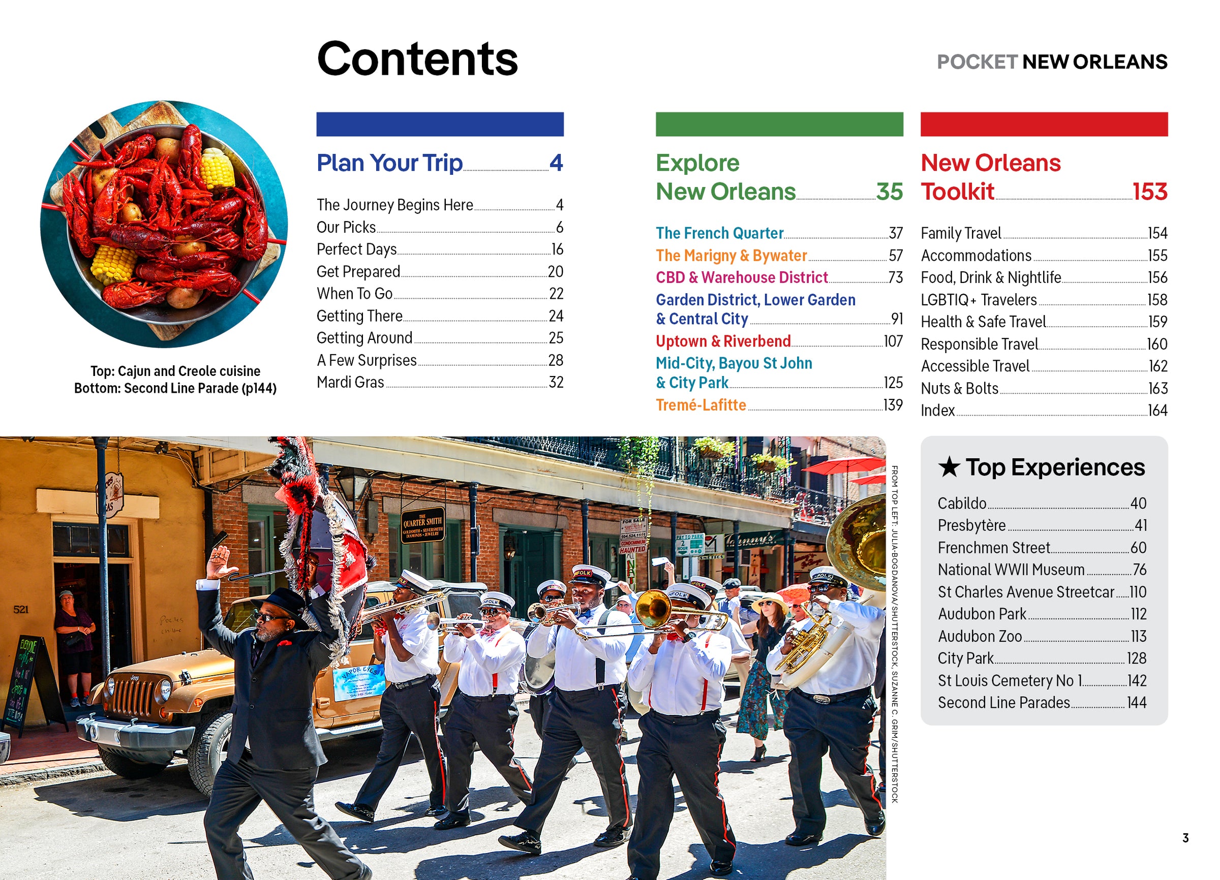 Pocket New Orleans – Lonely Planet (engelsk) – bla i boken