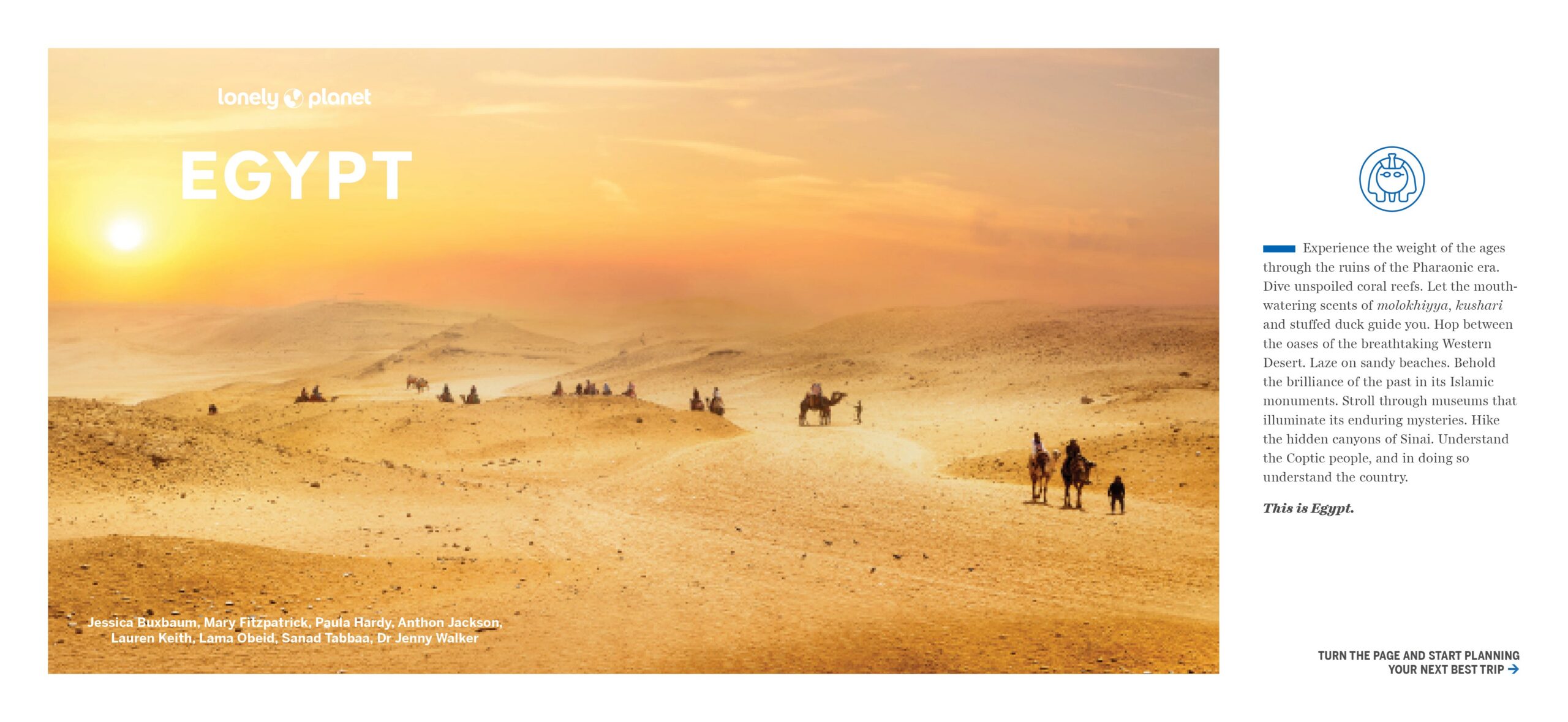 Experience Egypt – Lonely Planet (engelsk) – bla i boken