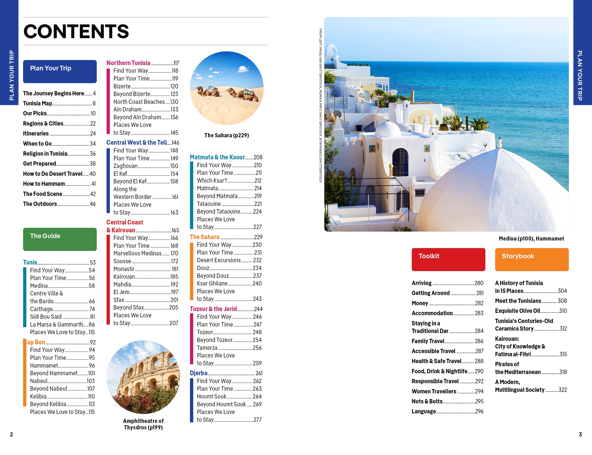 Tunisia – Lonely Planet (engelsk) – bla i boken