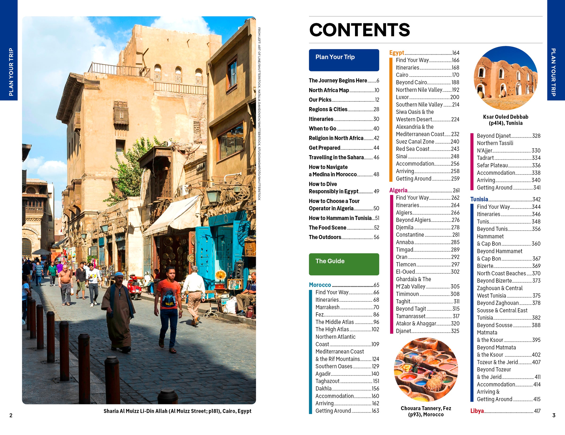 North Africa – Lonely Planet (engelsk) – bla i boken