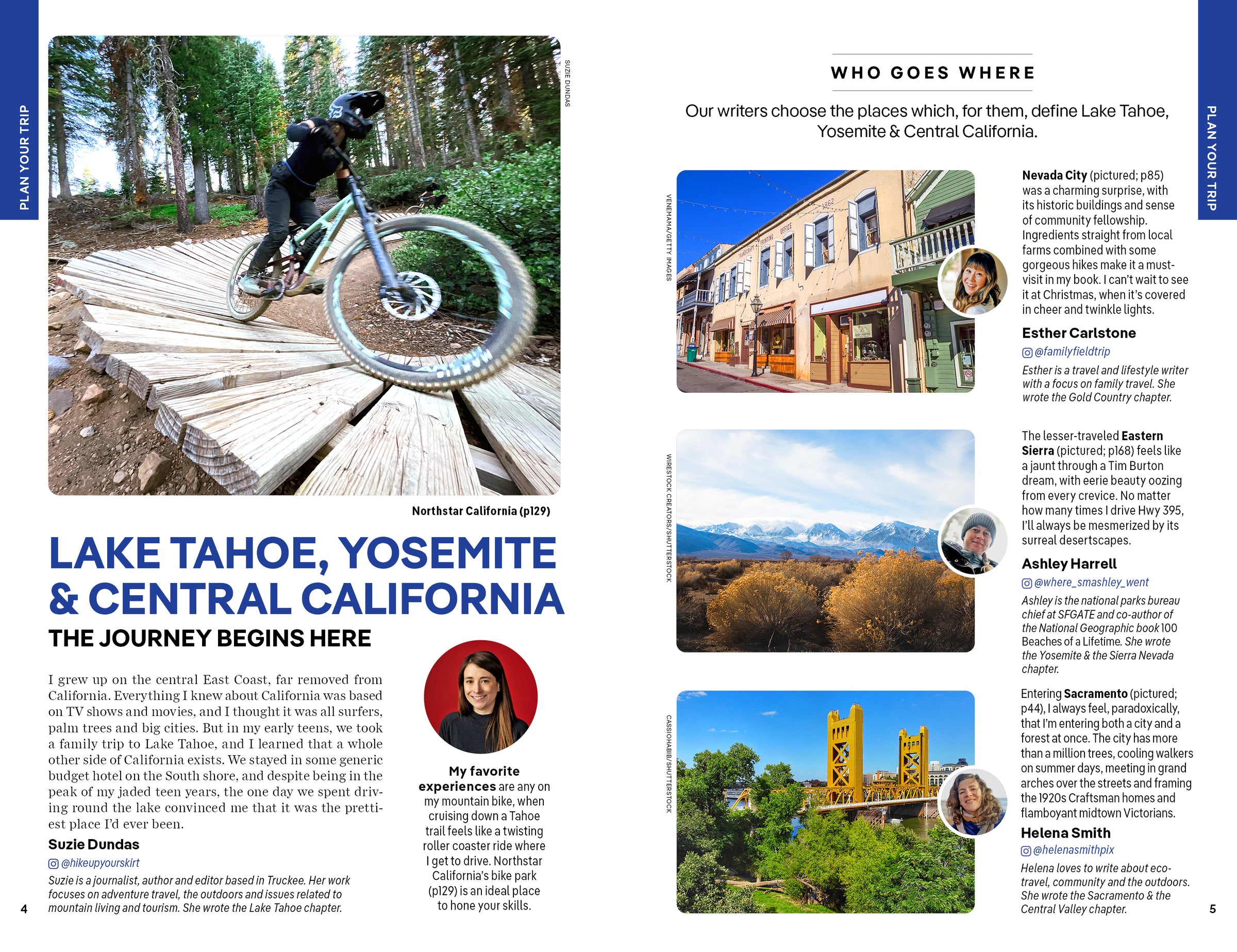 Lake Tahoe, Yosemite and Central California – Lonely Planet (engelsk) – bla i boken