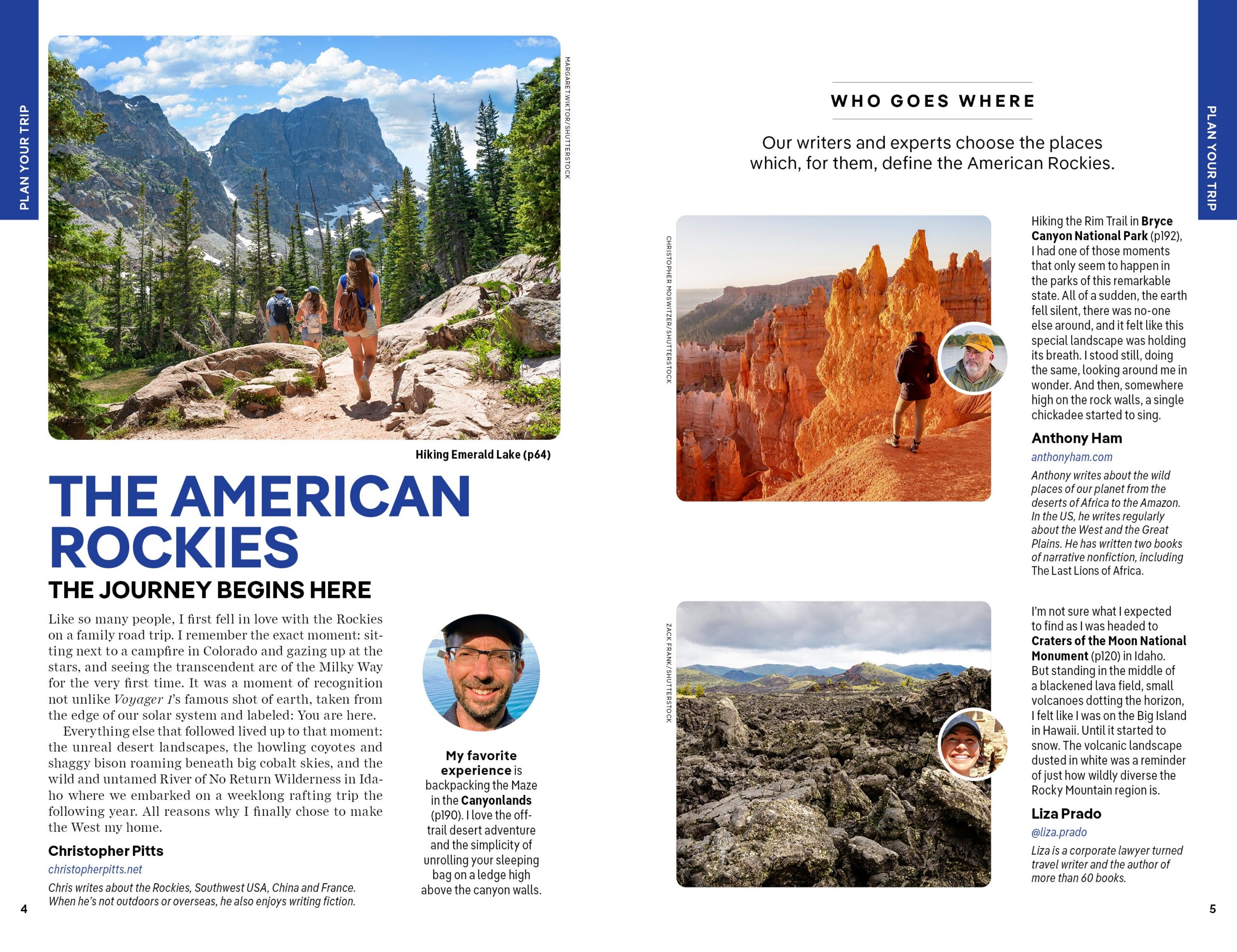 American Rockies – Lonely Planet (engelsk) – bla i boken
