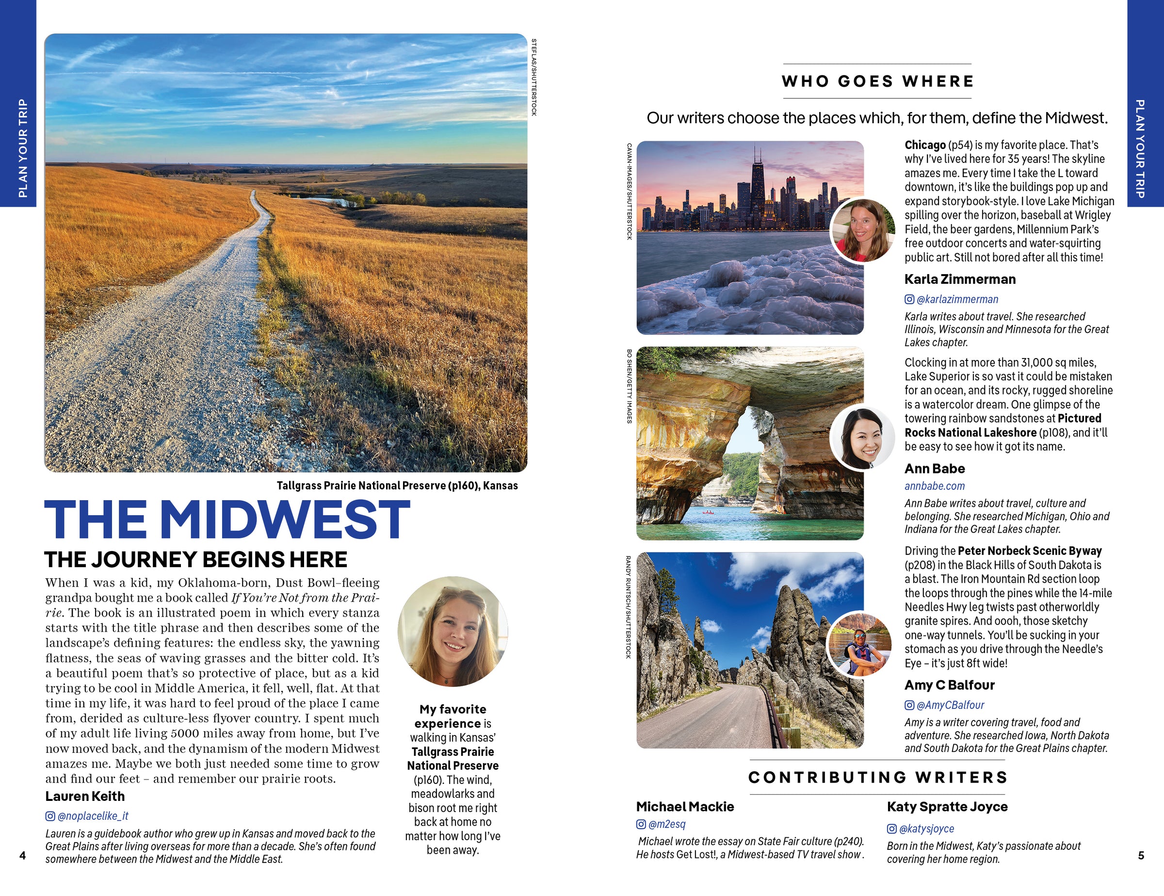 Midwest USA – Lonely Planet (engelsk) – bla i boken