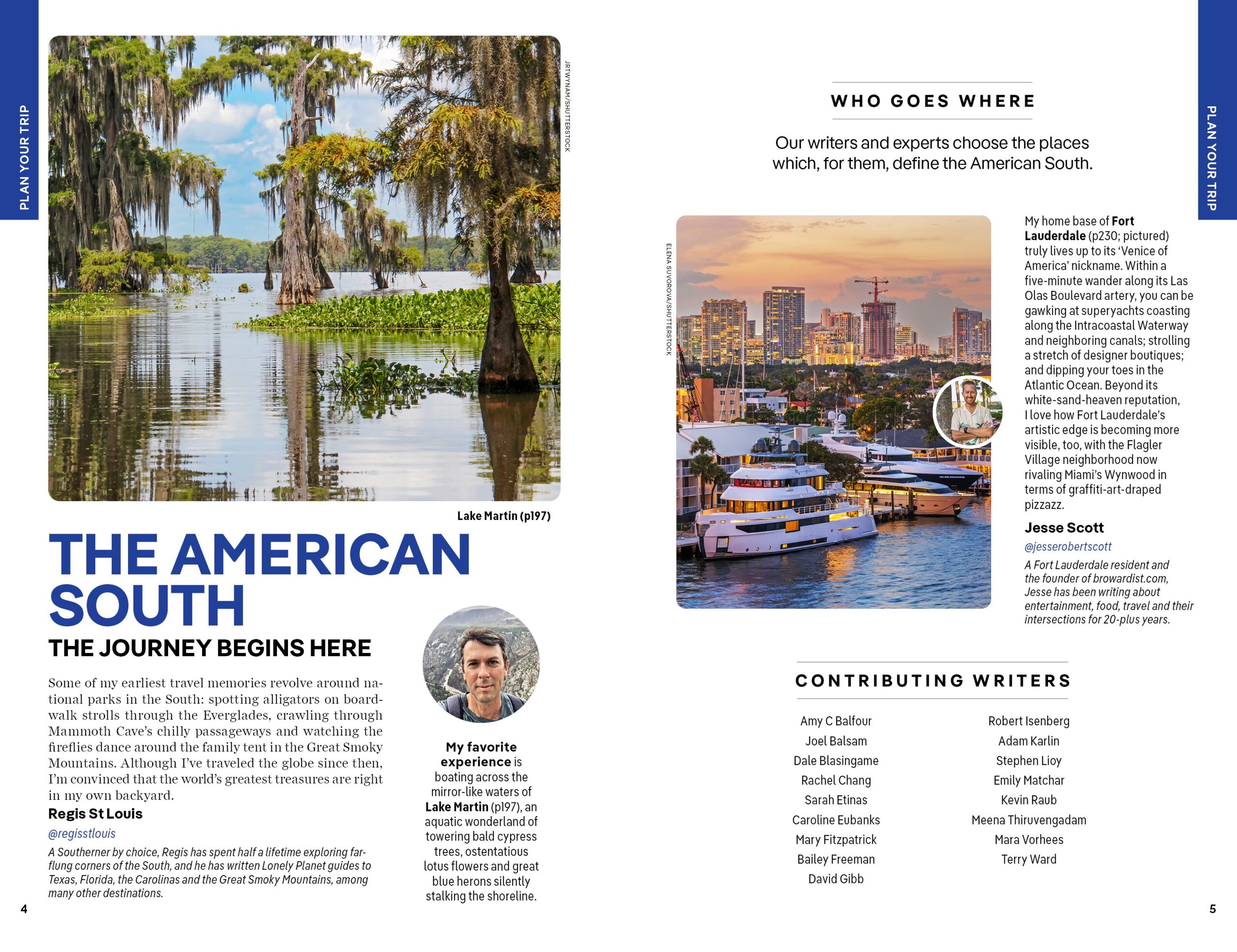 American South – Lonely Planet (engelsk) – bla i boken