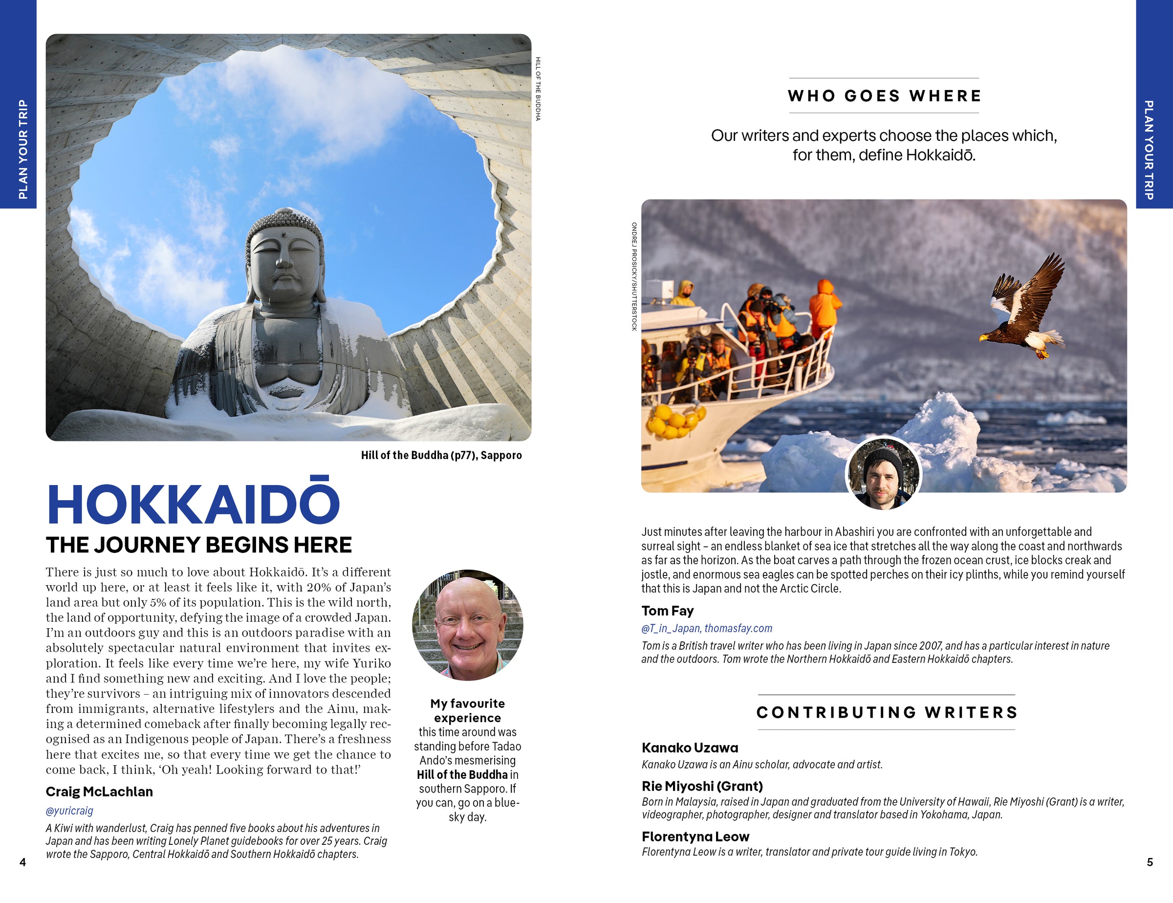 Hokkaido – Lonely Planet (engelsk) – bla i boken