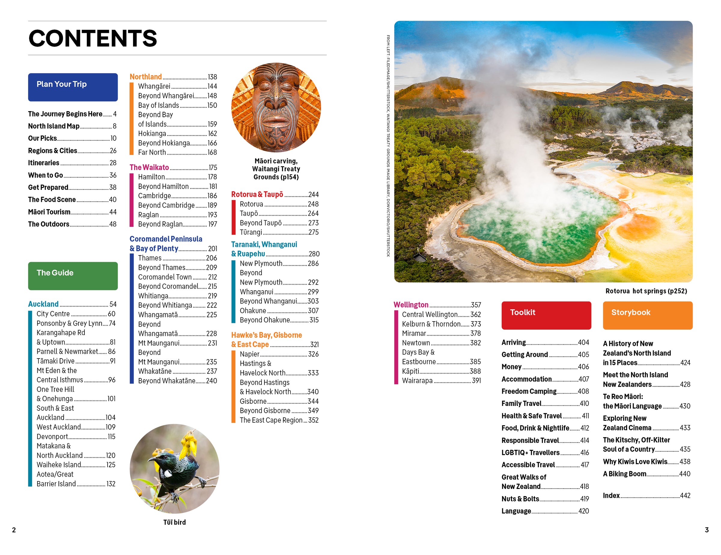New Zealand's North Island – Lonely Planet (engelsk) – bla i boken