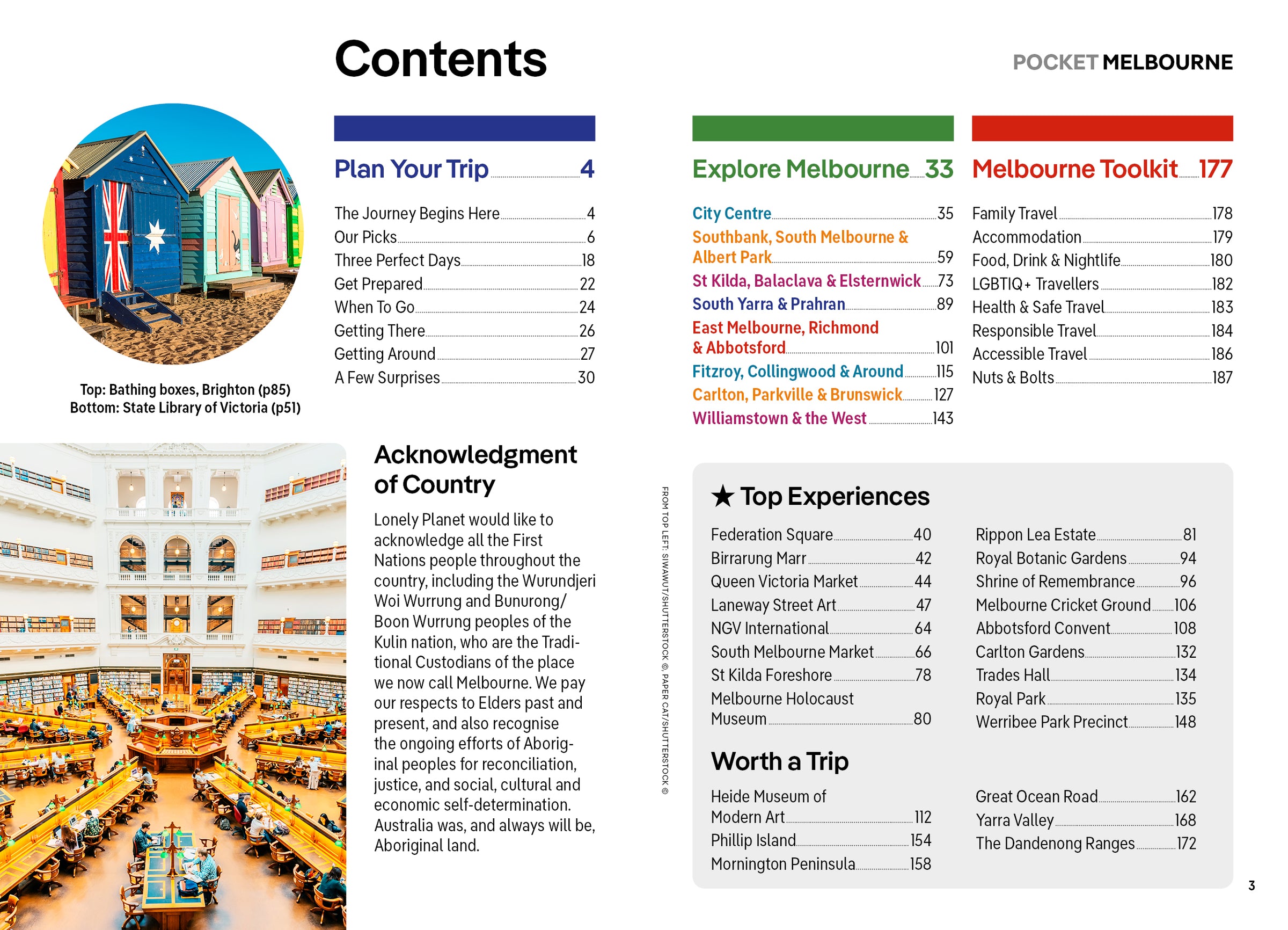Pocket Melbourne – Lonely Planet (engelsk) – bla i boken