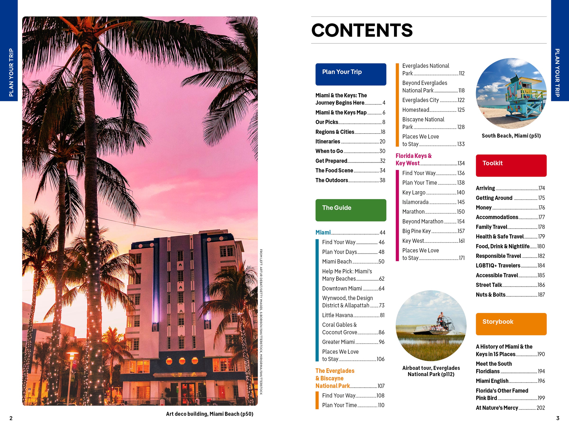 Miami & the Keys – Lonely Planet (engelsk) – bla i boken