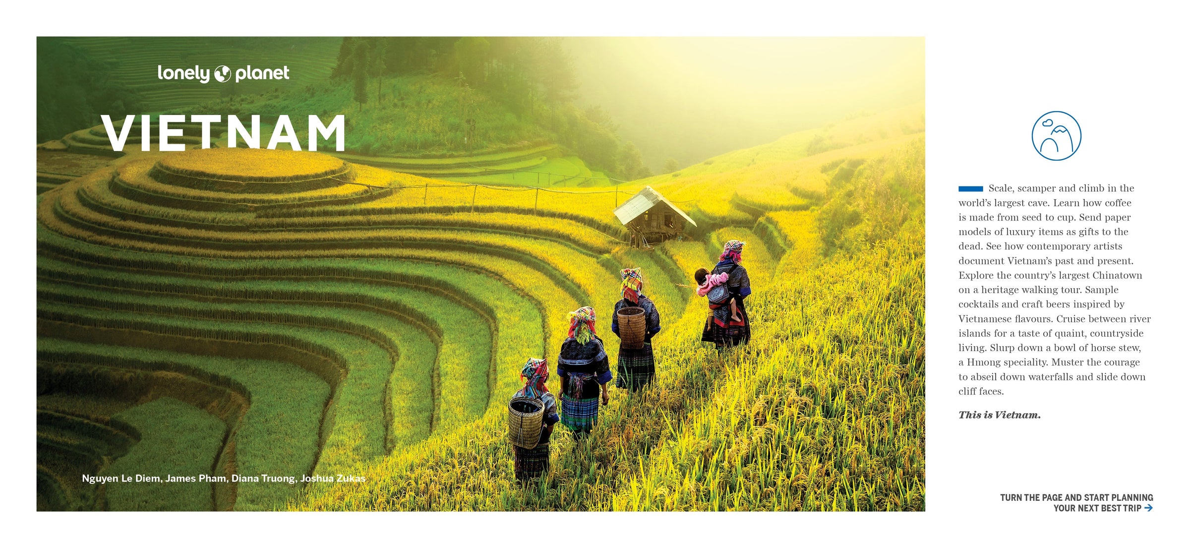 Experience Vietnam – Lonely Planet (engelsk) – bla i boken