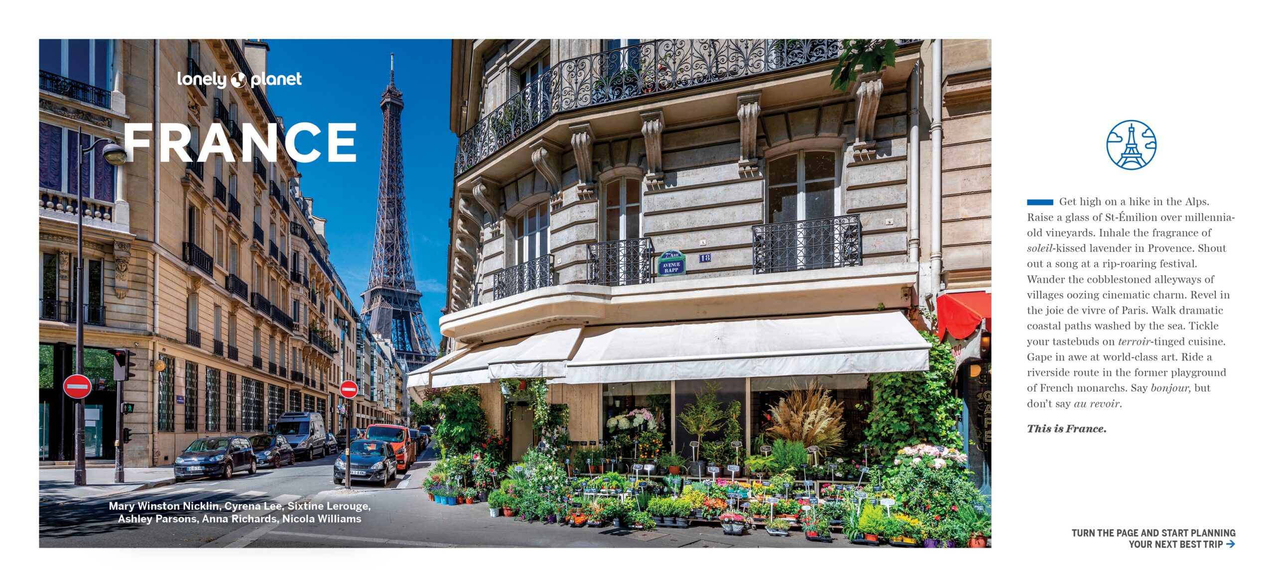 Experience France – Lonely Planet (engelsk) – bla i boken