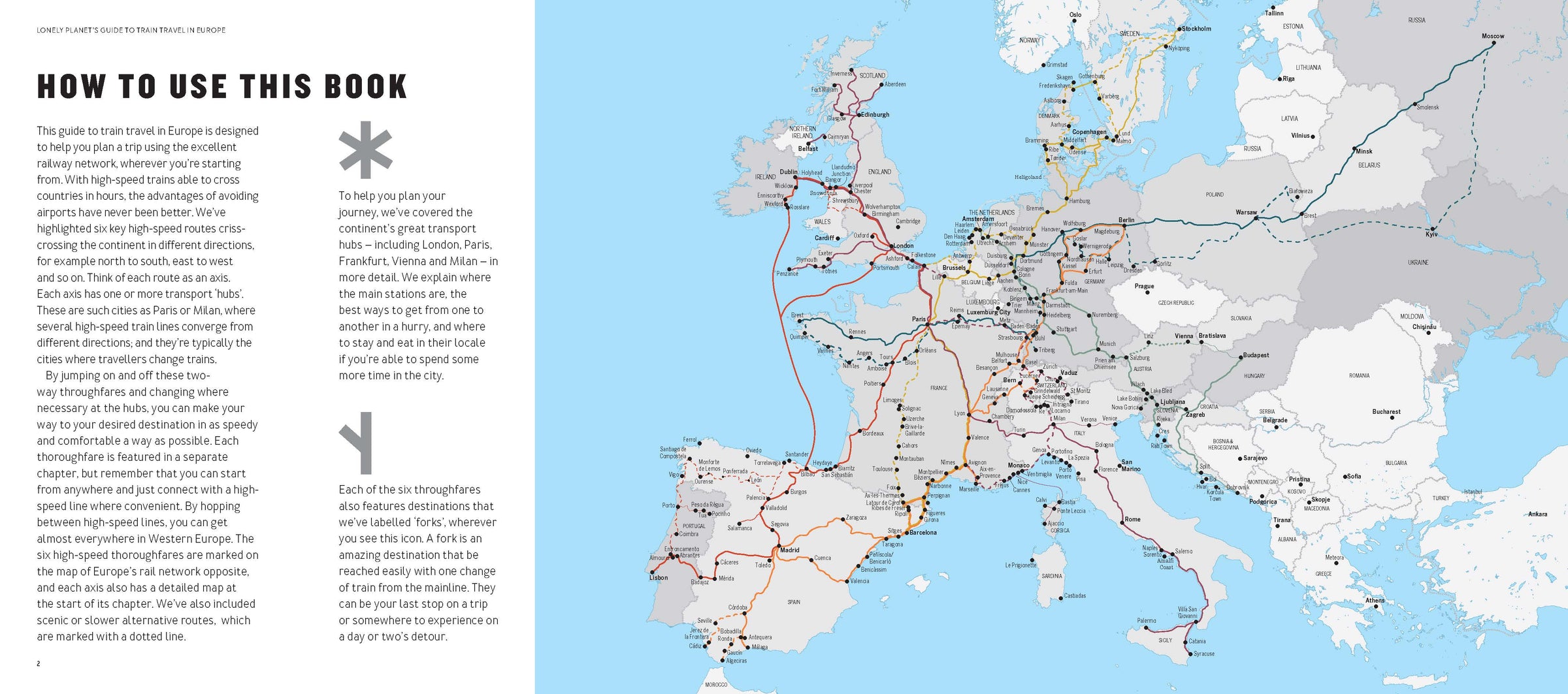 Lonely Planet's Guide to Train Travel in Europe – Lonely Planet (engelsk) – bla i boken