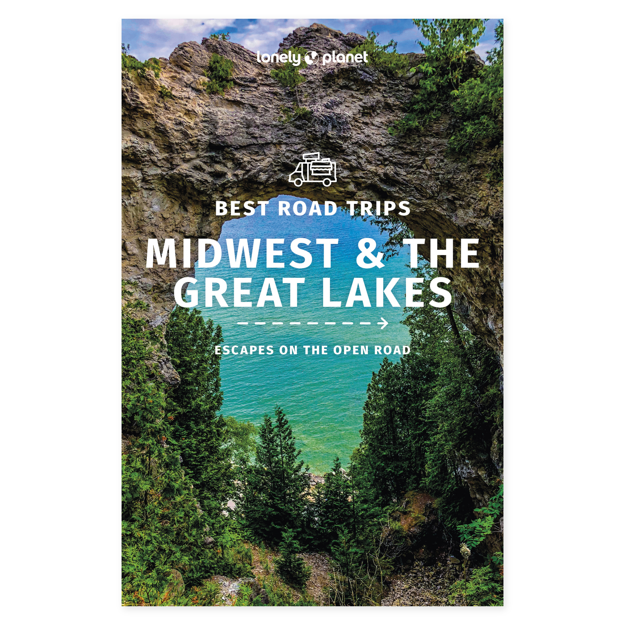 Best Road Trips Midwest & the Great Lakes – Lonely Planet (engelsk) – omslag