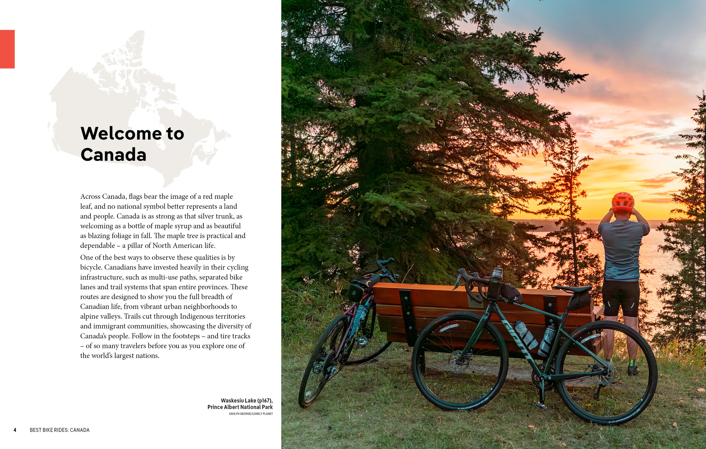 Best Bike Rides Canada – Lonely Planet (engelsk) – bla i boken