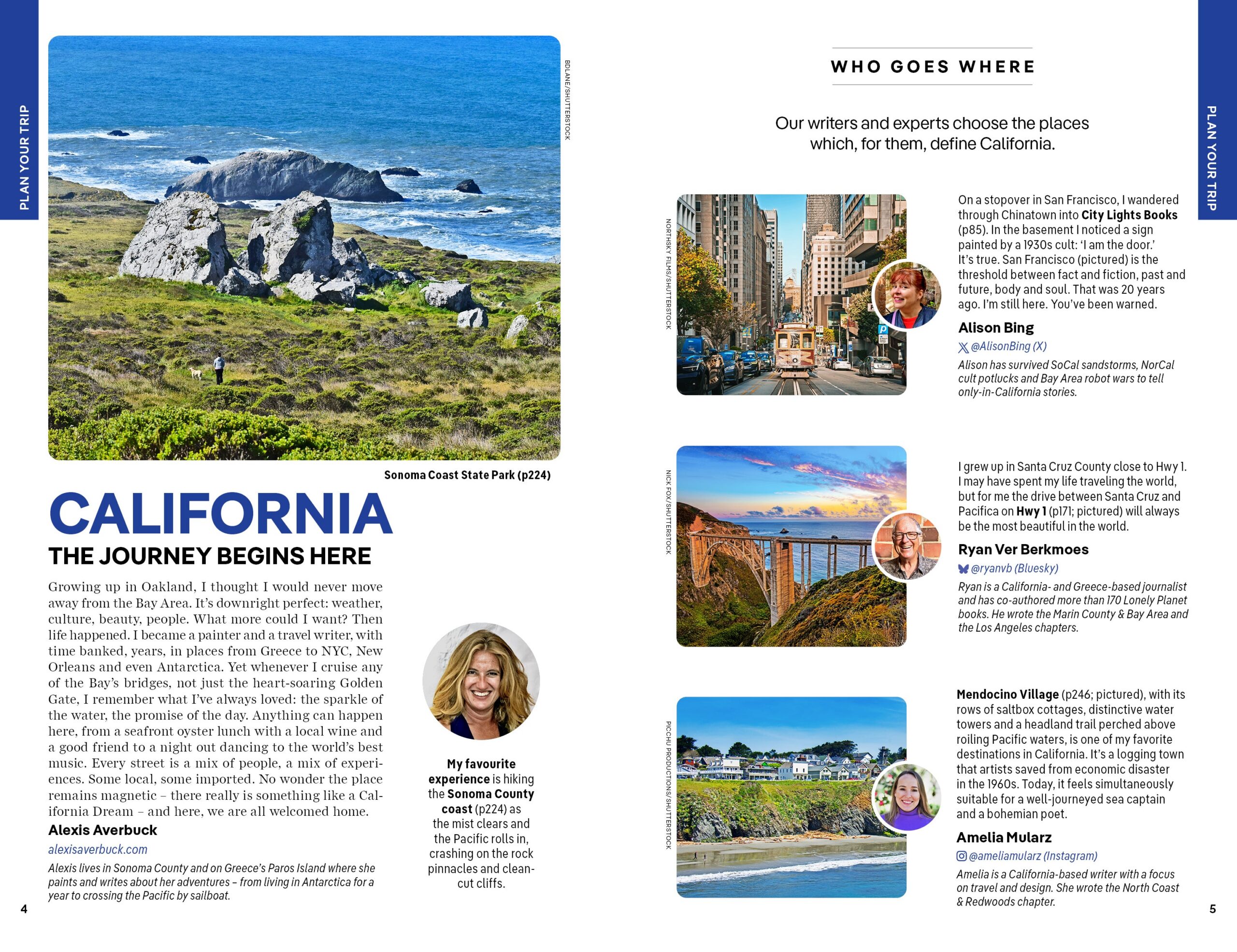 California – Lonely Planet (engelsk) – bla i boken