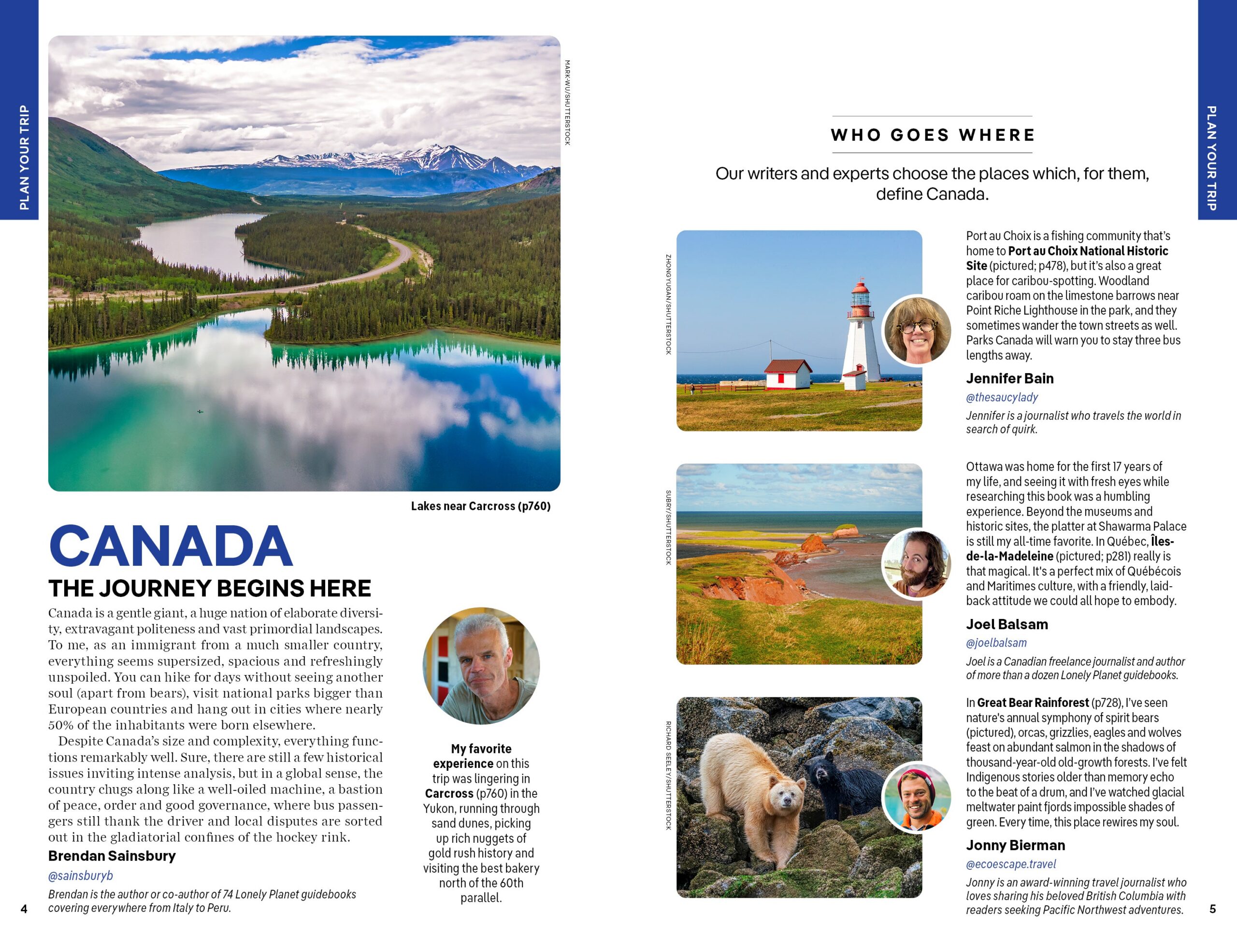 Canada – Lonely Planet (engelsk) – bla i boken