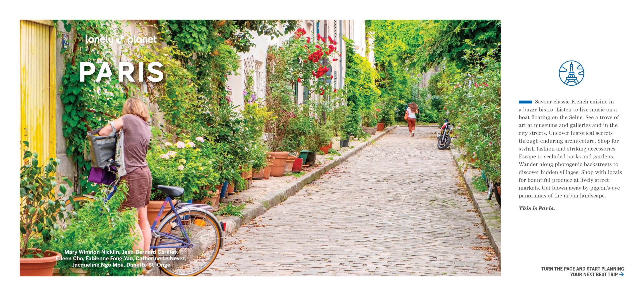Experience Paris – Lonely Planet (engelsk) – bla i boken
