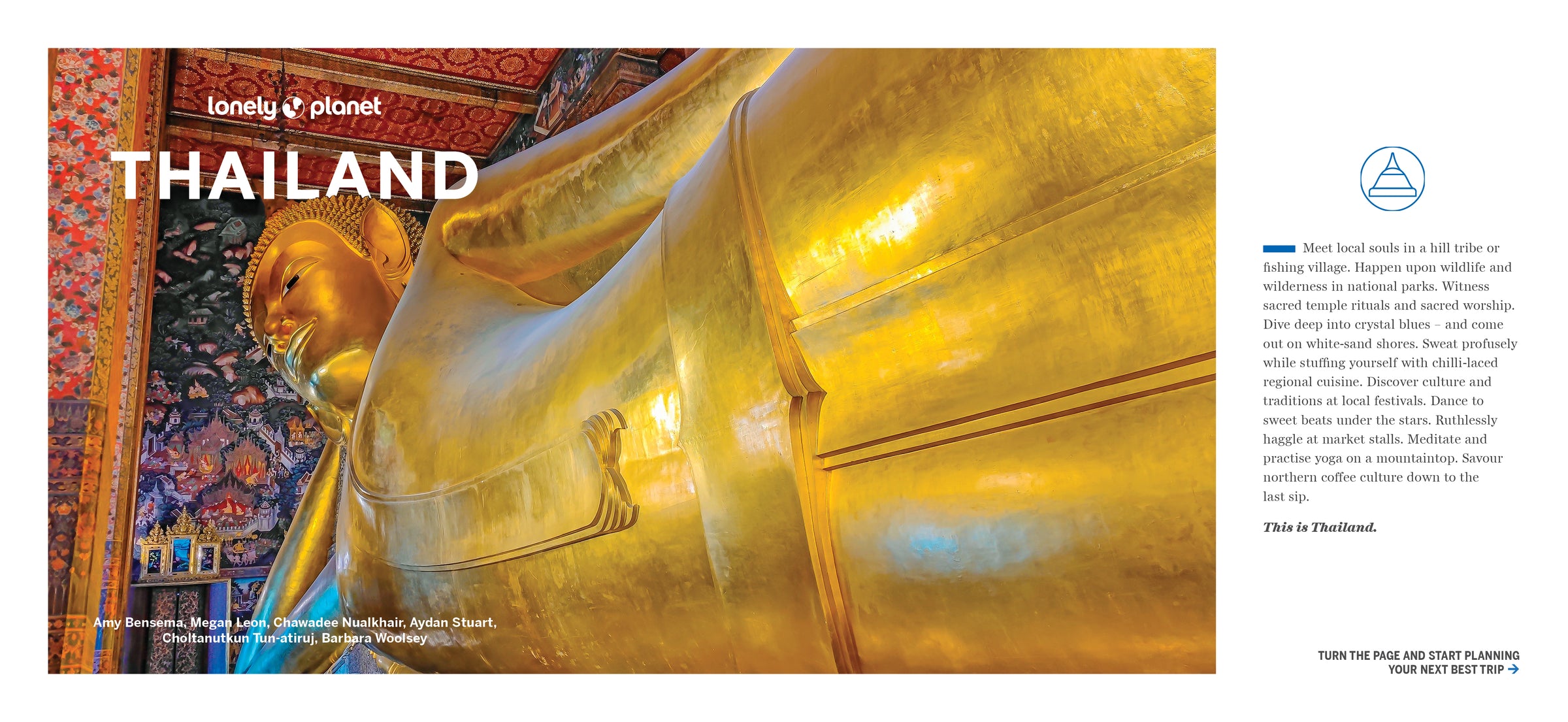 Experience Thailand – Lonely Planet (engelsk) – bla i boken