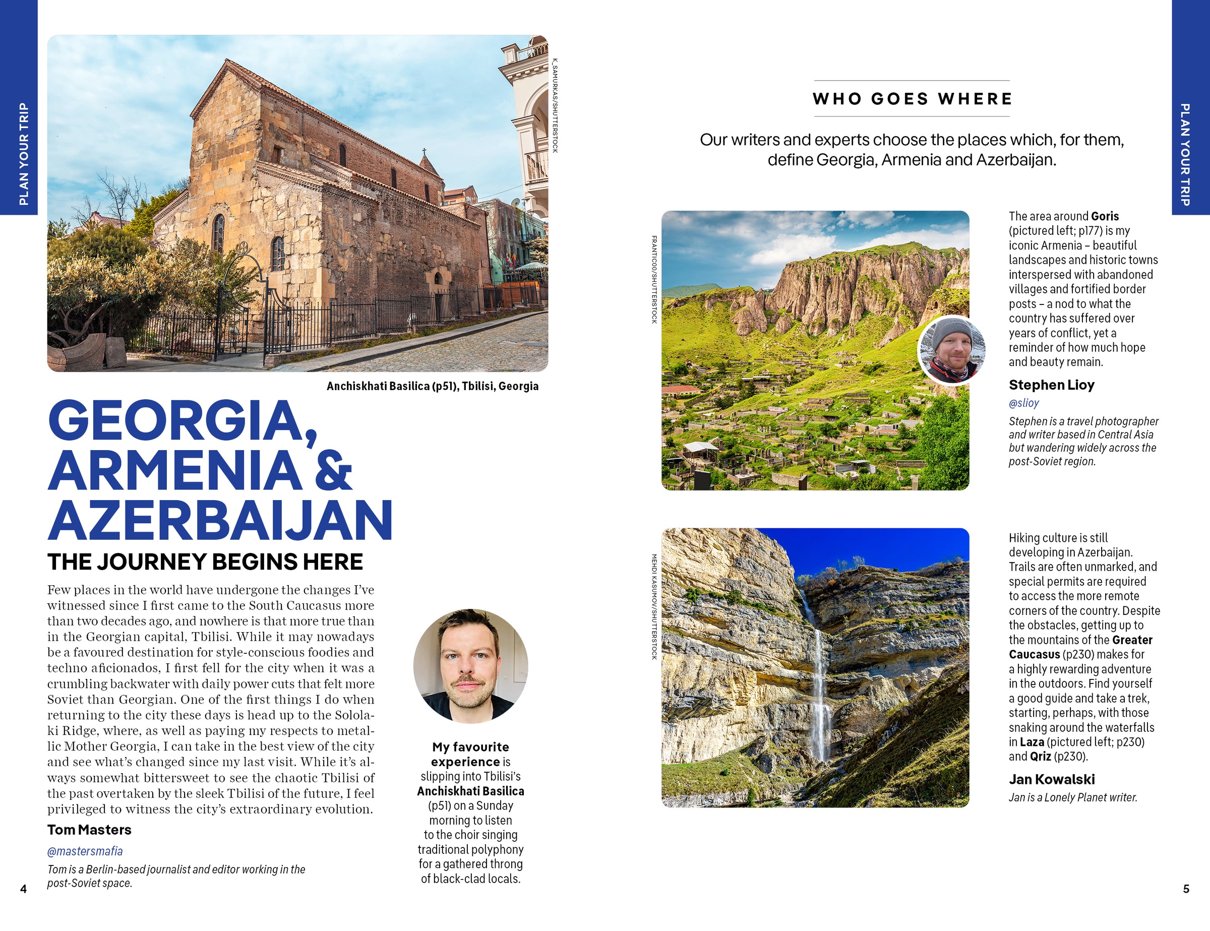 Georgia, Armenia & Azerbaijan – Lonely Planet (engelsk) – bla i boken