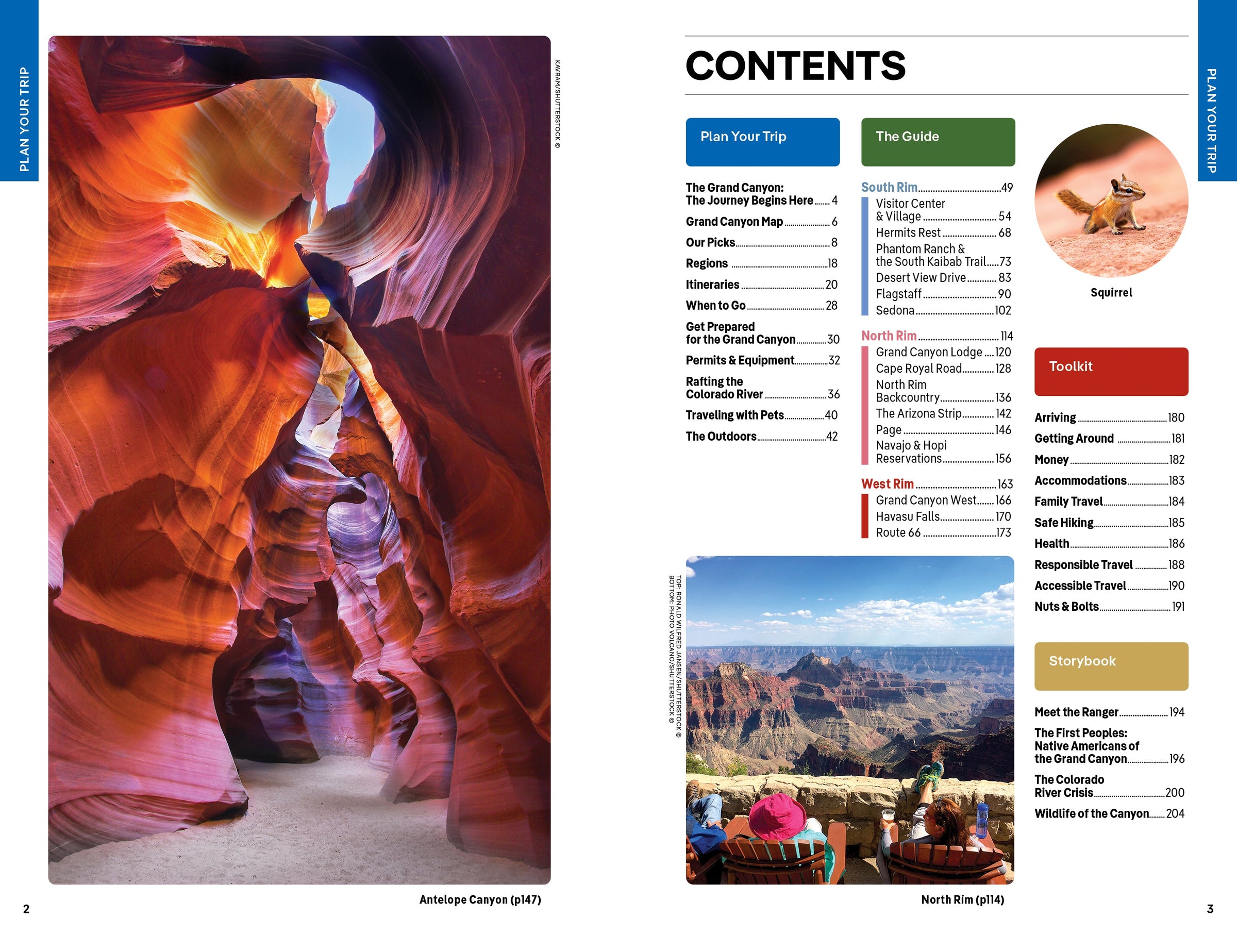 Grand Canyon National Park – Lonely Planet (engelsk) – bla i boken