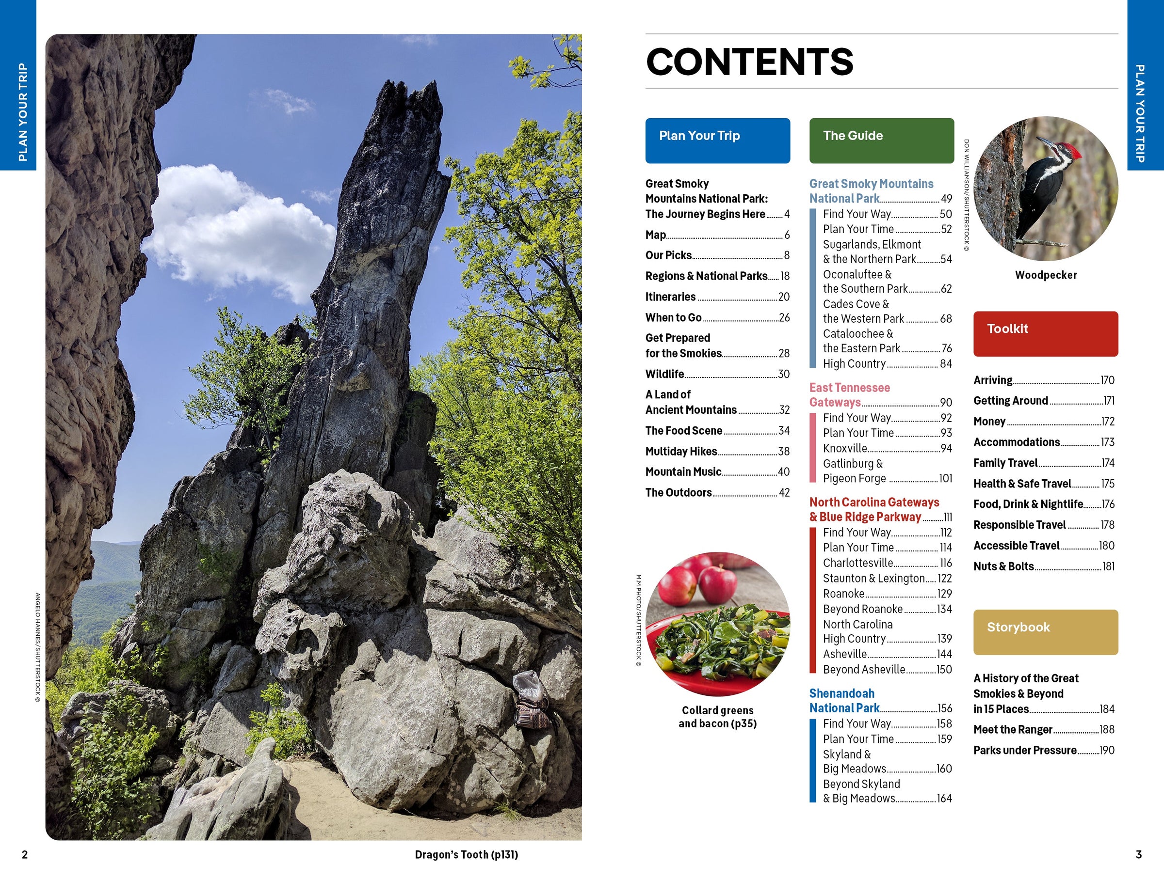 Great Smoky Mountains National Park – Lonely Planet (engelsk) – bla i boken