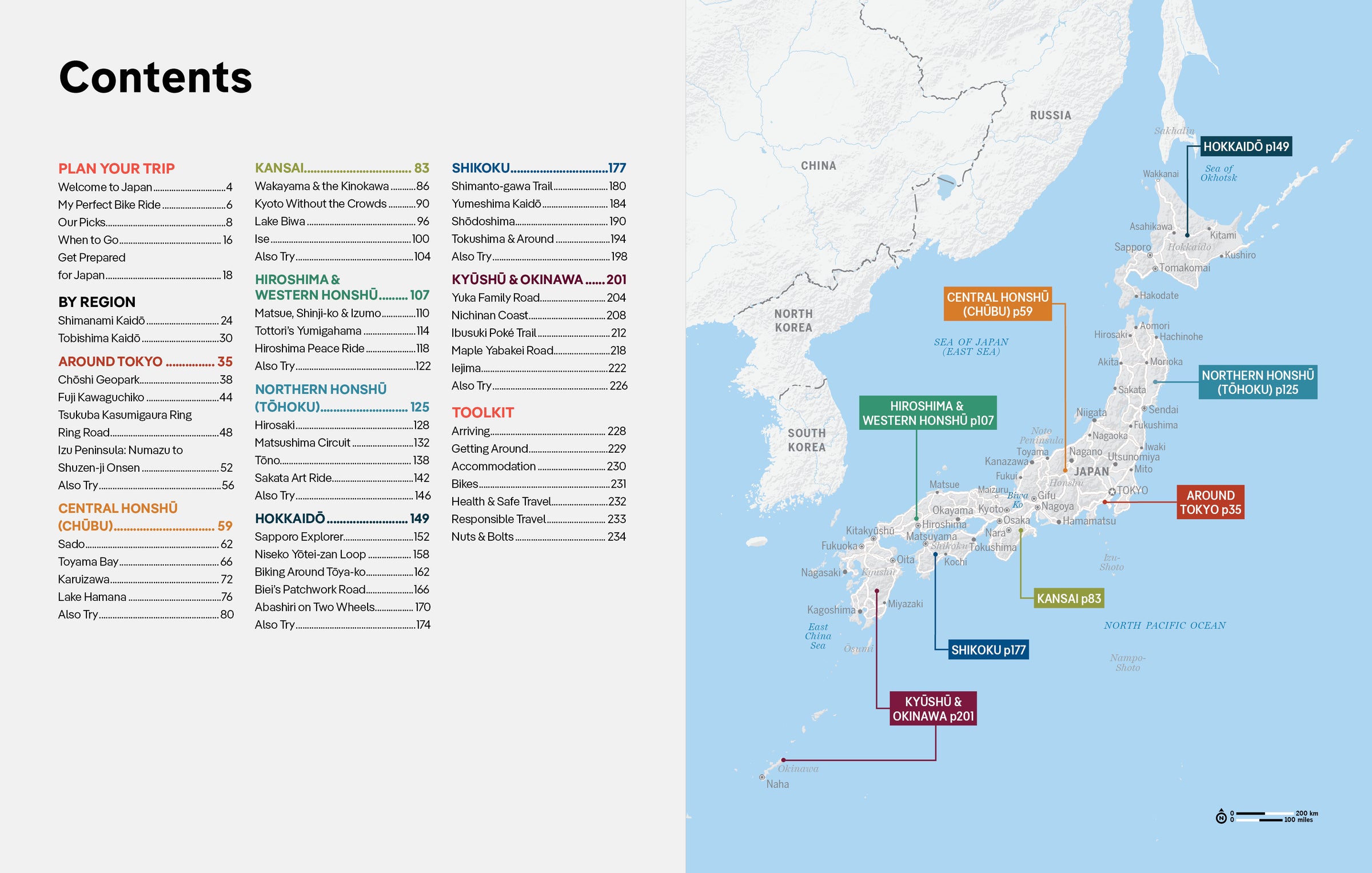 Best Bike Rides Japan – Lonely Planet (engelsk) – bla i boken