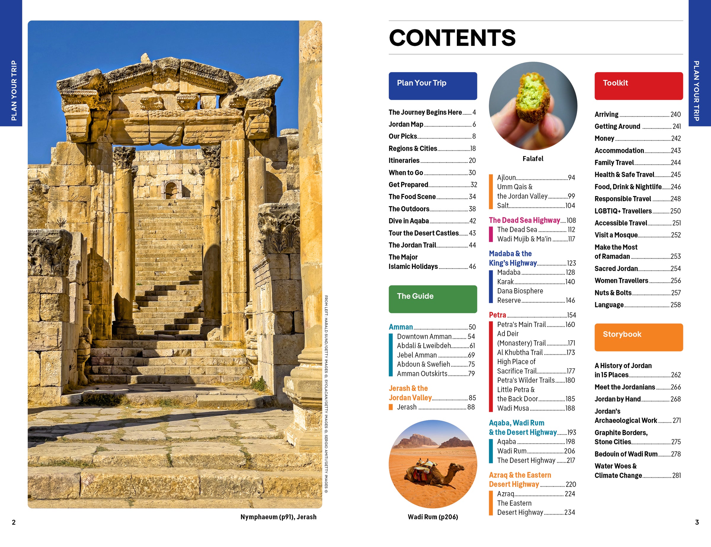 Jordan – Lonely Planet (engelsk) – bla i boken